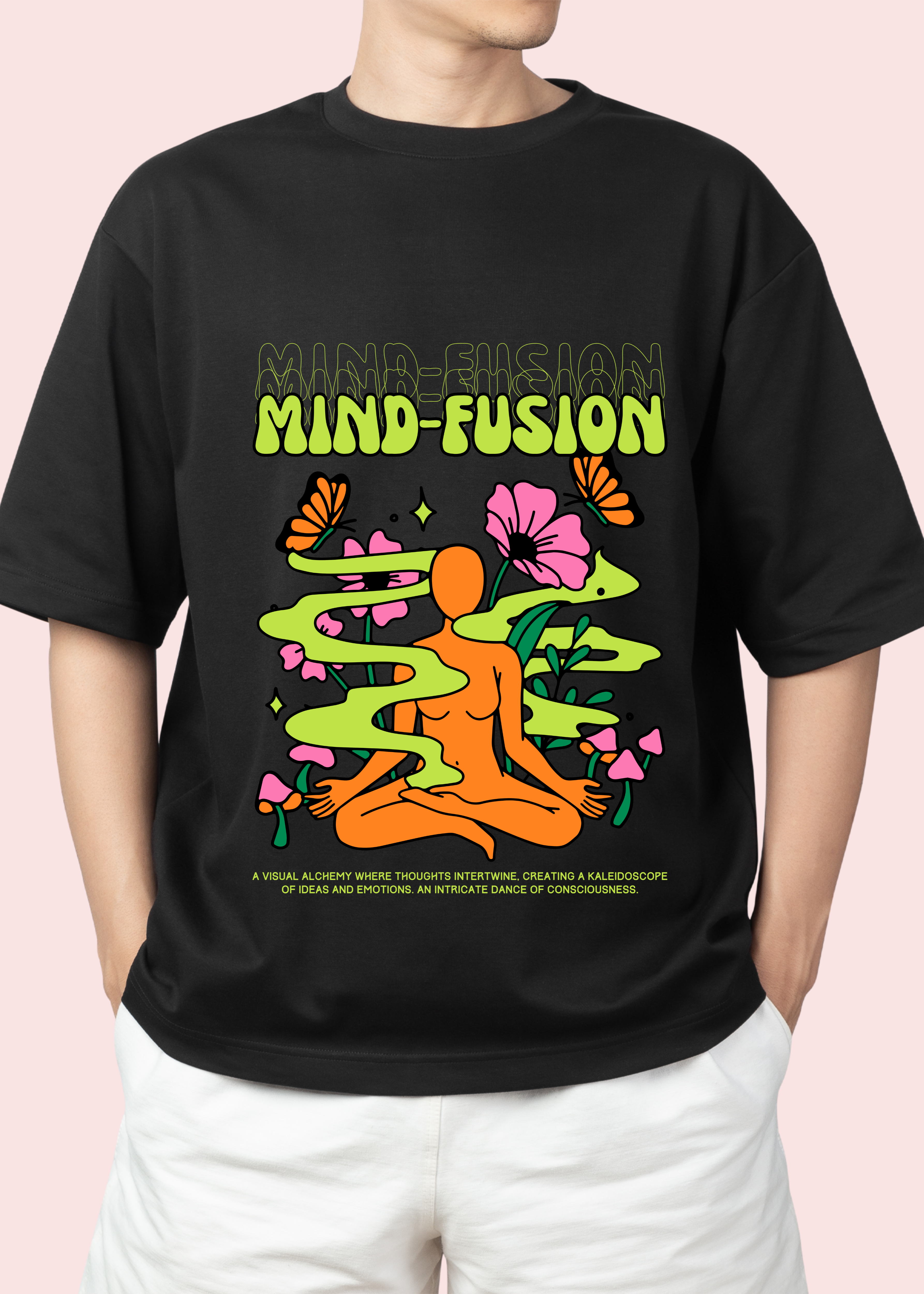MIND FUSION UNISEX OVERSIZED T-SHIRT