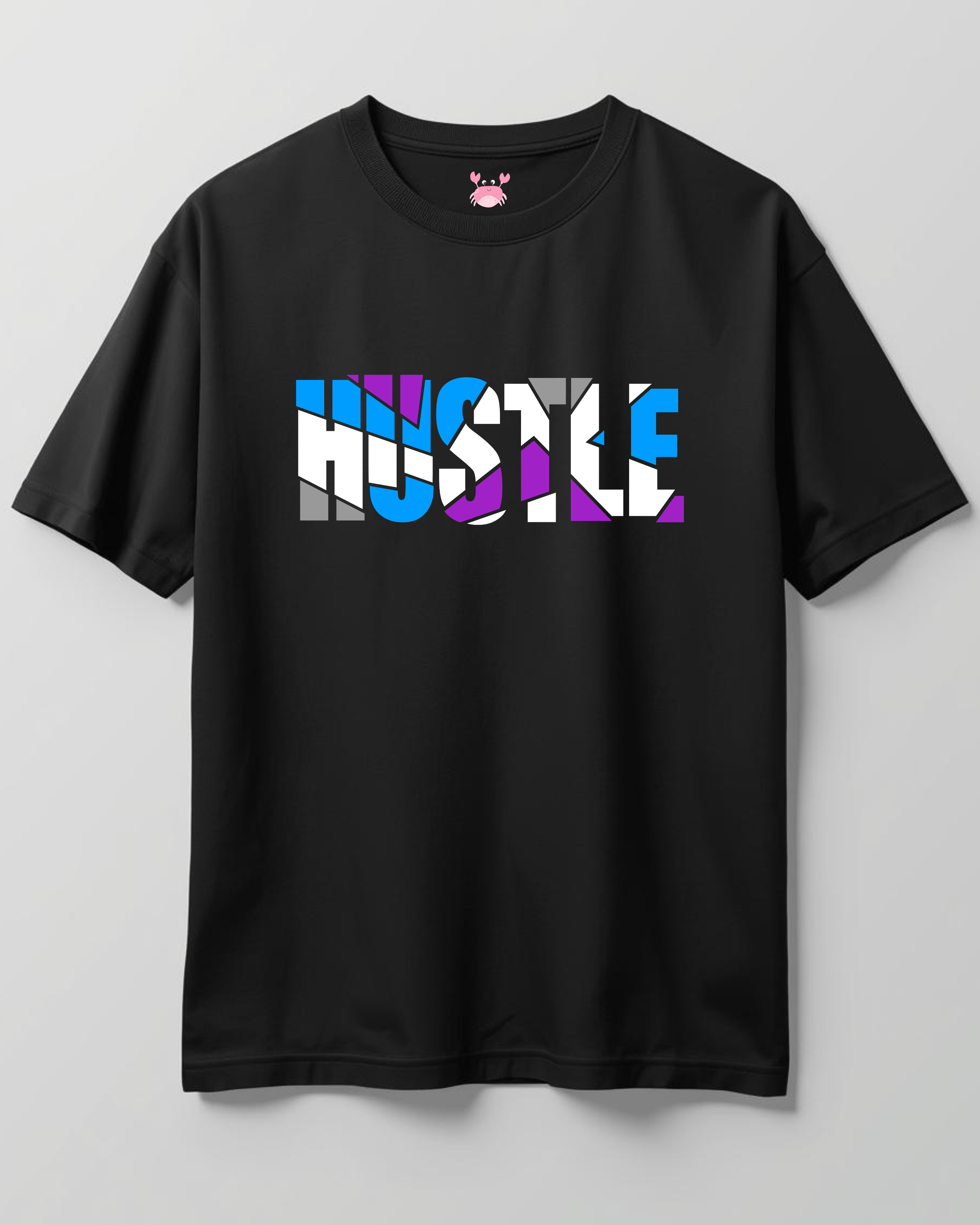 Hustle printed crew T-Shirt