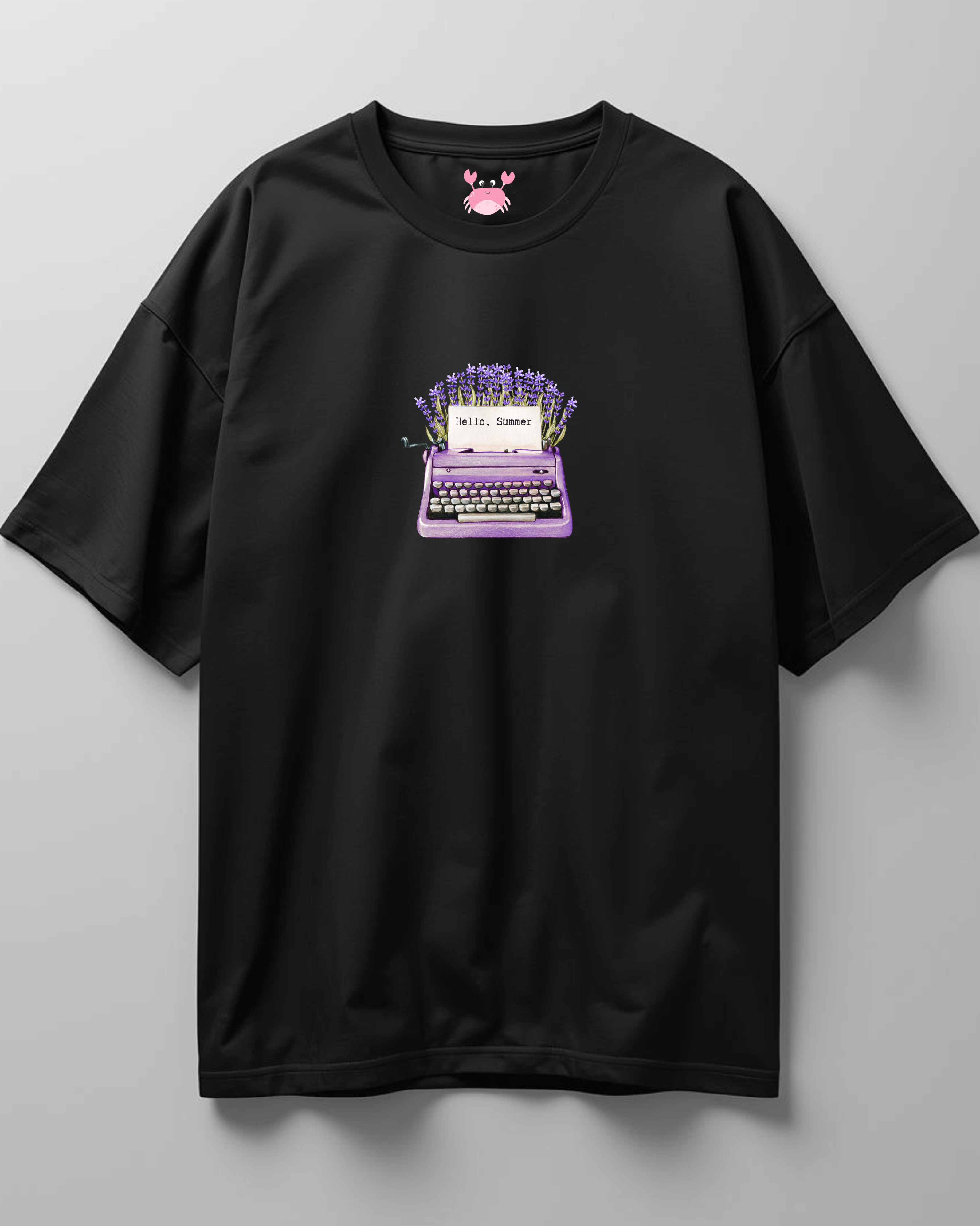 Hello summer, Unisex Oversized Classic 240 GSM T-Shirt