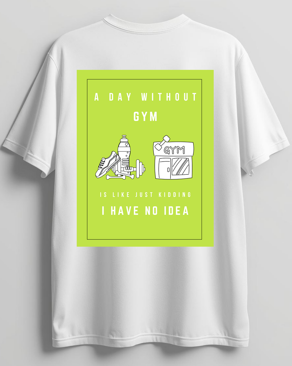 Funny Gym Unisex Oversized Standard T-Shirt