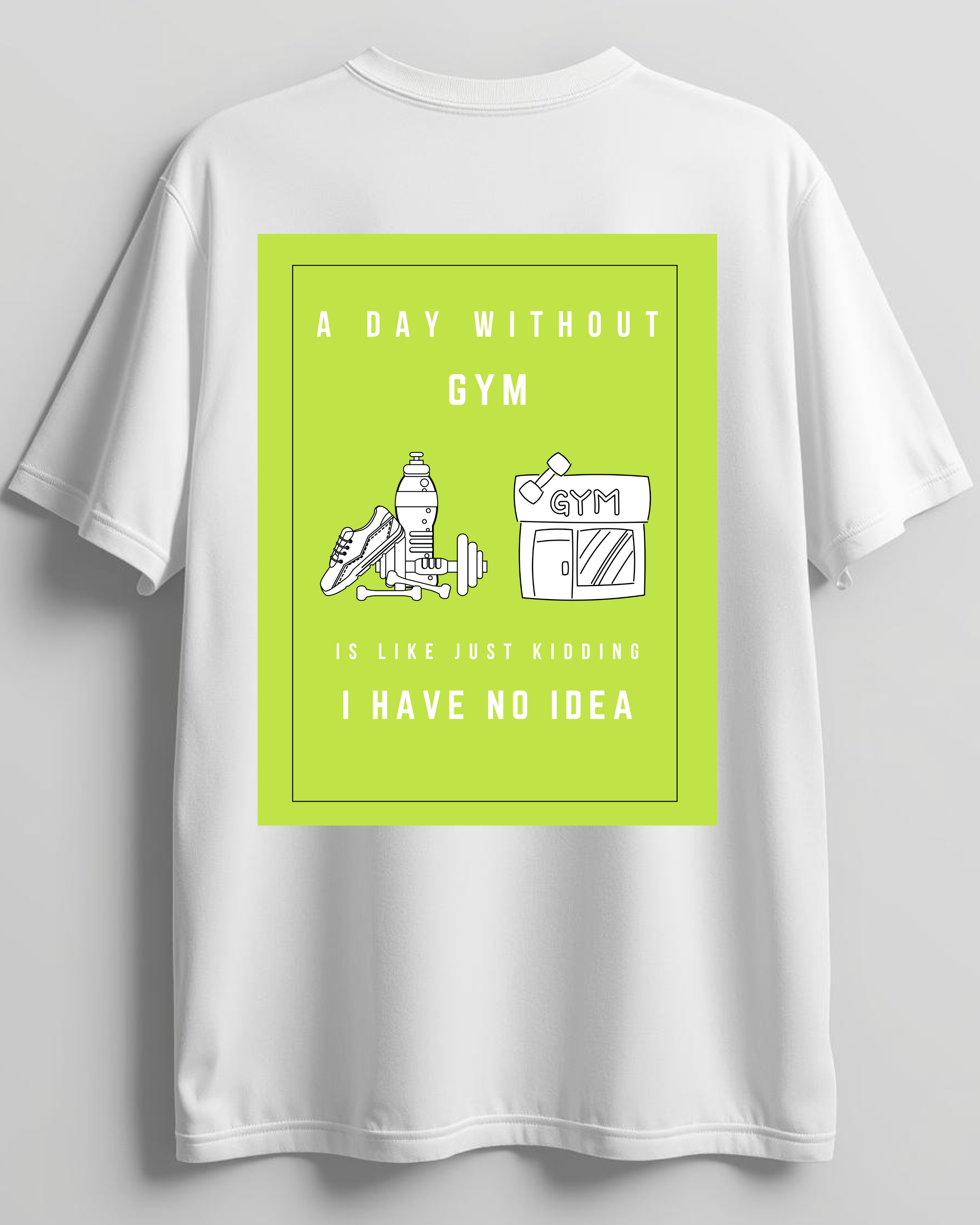 Funny Gym Unisex Oversized Standard T-Shirt