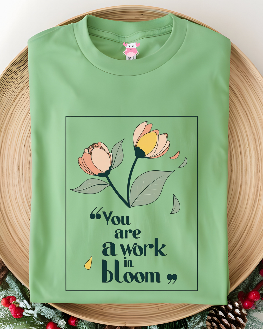 YOU ARE A WORK IN BLOOM Unisex Classic Crew T-Shirt