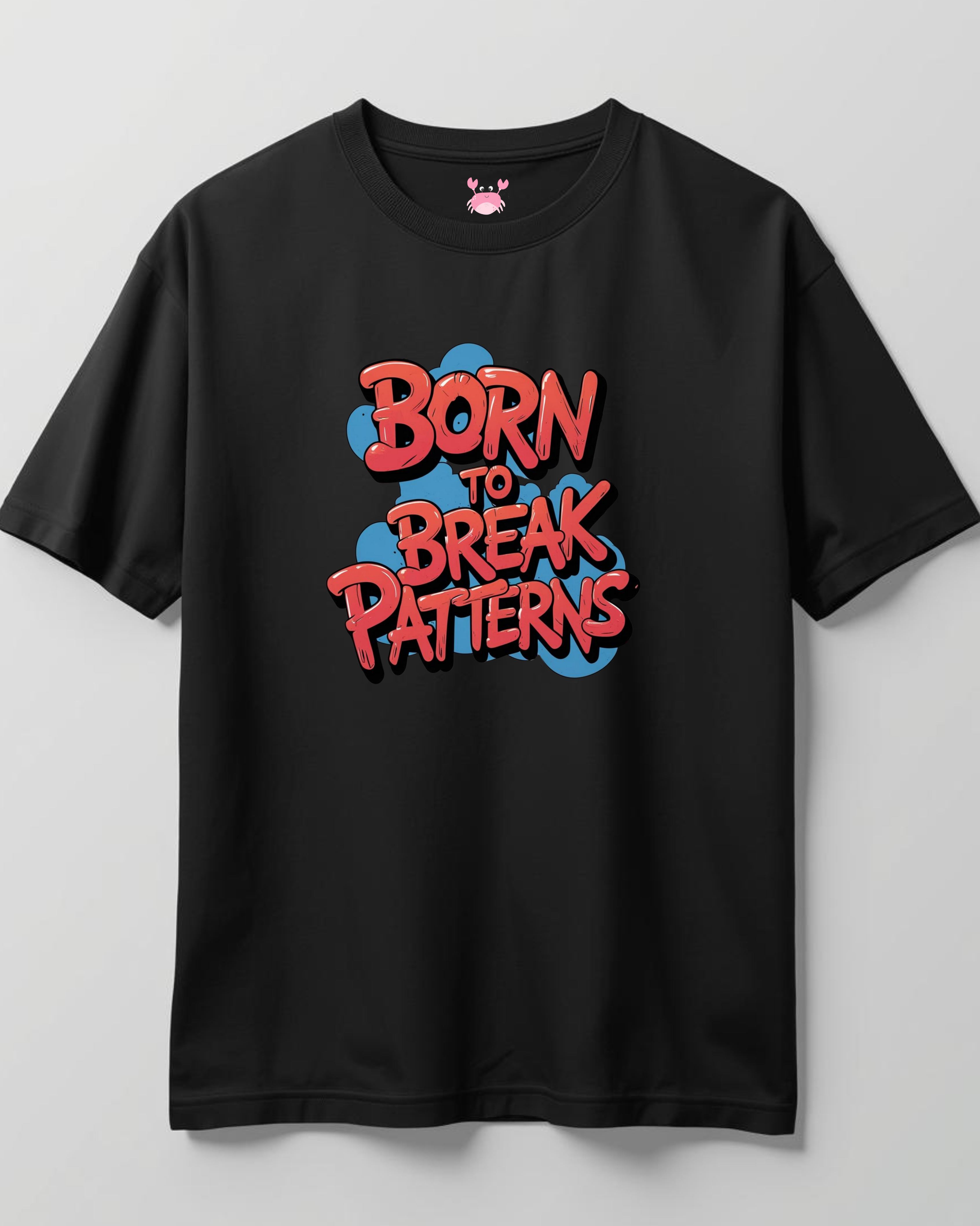 BORN TO BREAK PATTERN Unisex Classic Crew T-Shirt