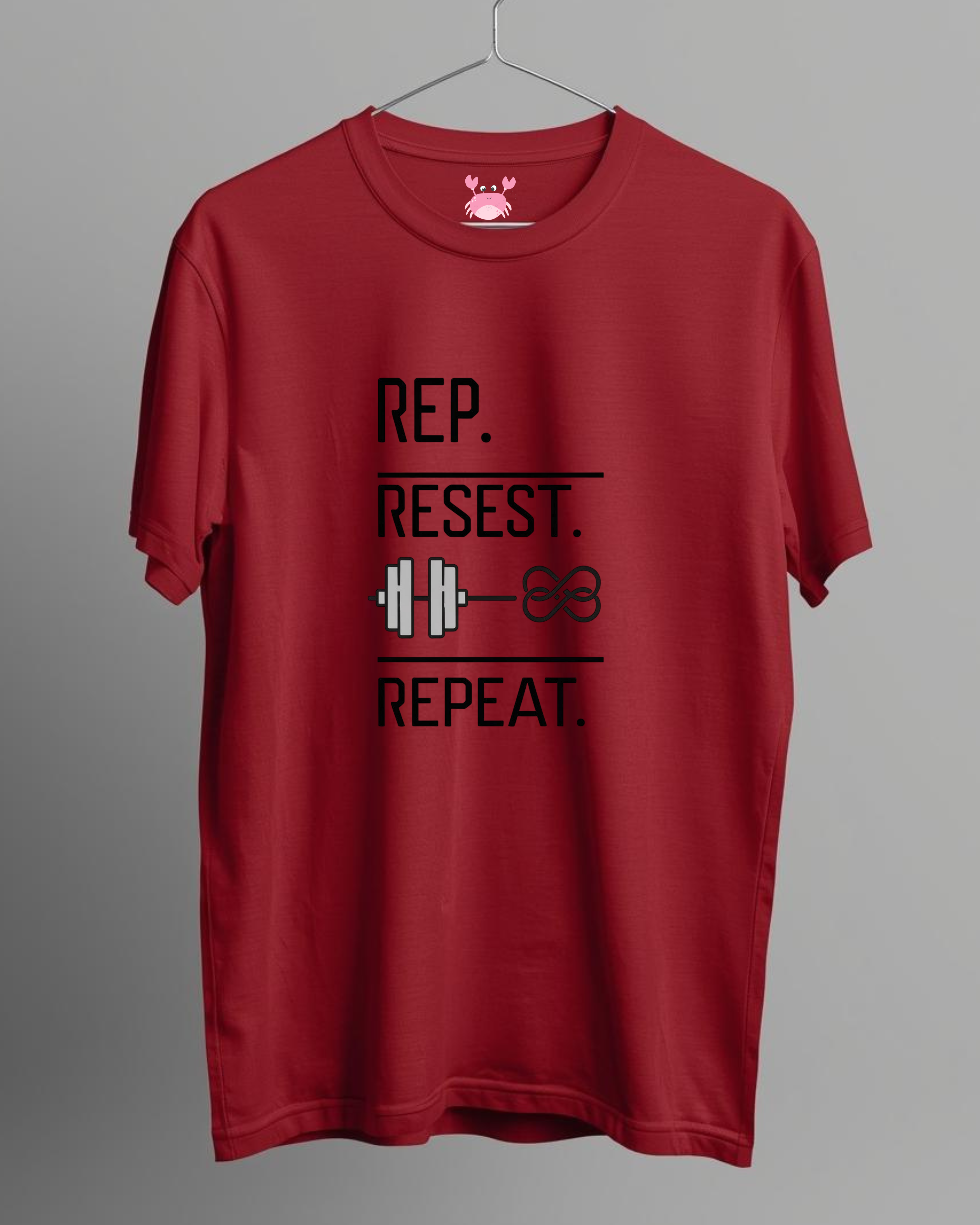REP RESET REPEAT Unisex Classic Crew T-Shirt