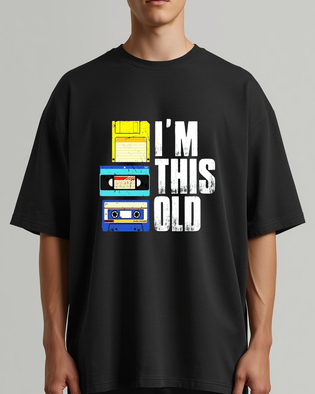 I'M THIS OLD Unisex Oversized Standard T-Shirt