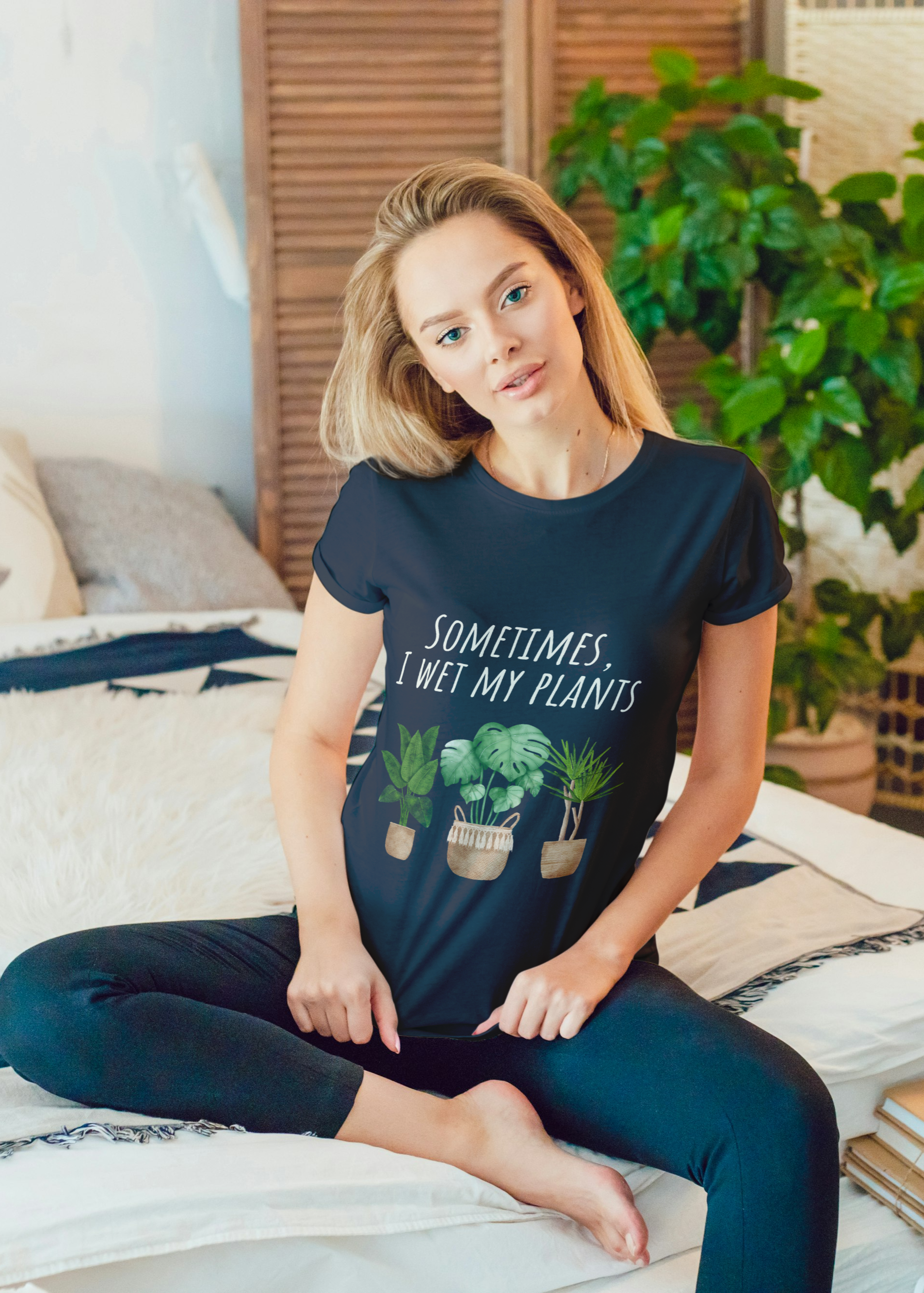WATER PLANTS FUNNY CLASSIC WOMEN T-SHIRT