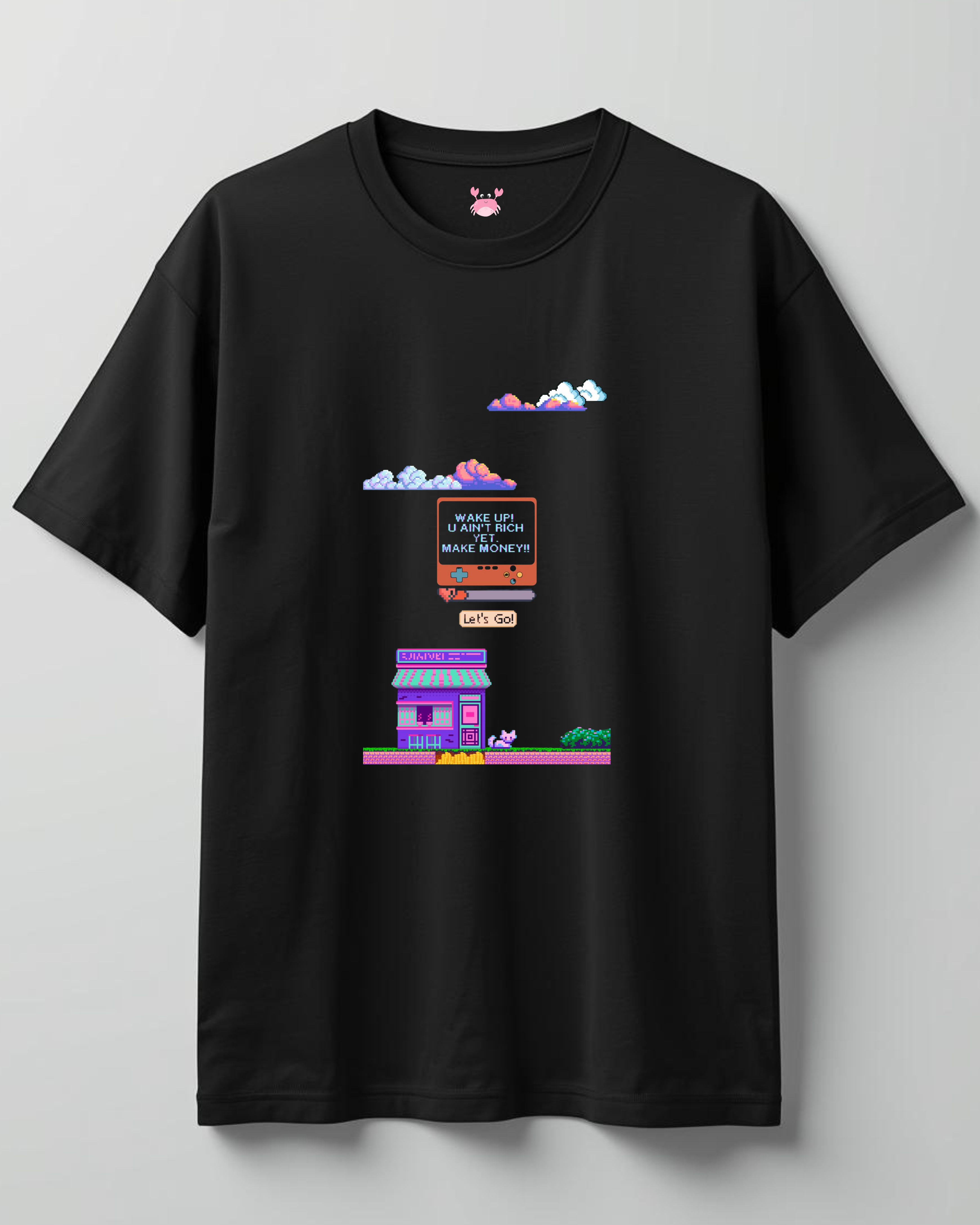 WAKE UP! MAKE MONEY Unisex Oversized Classic T-Shirt