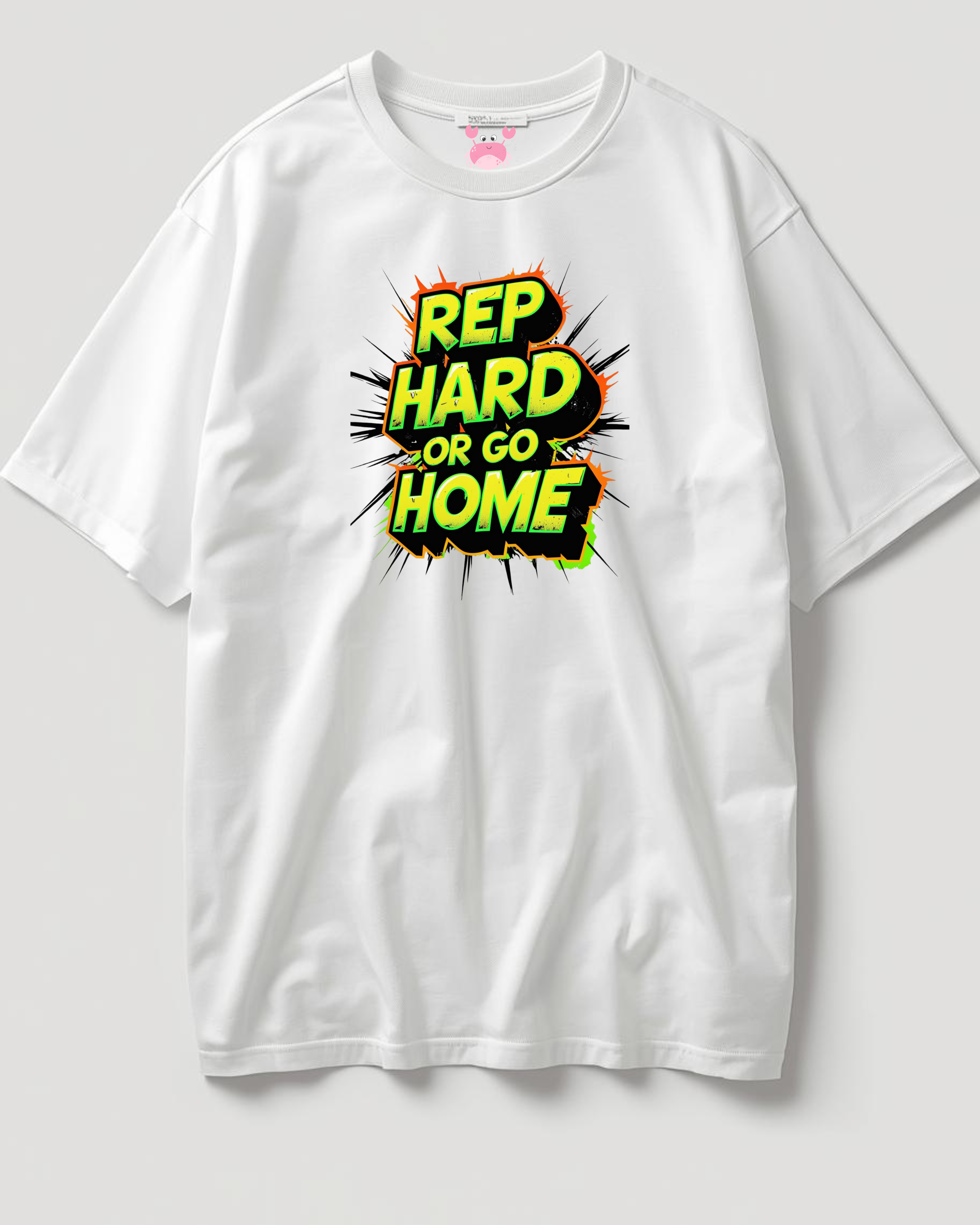 REP HARD OR GO HOME Unisex Classic Crew T-Shirt
