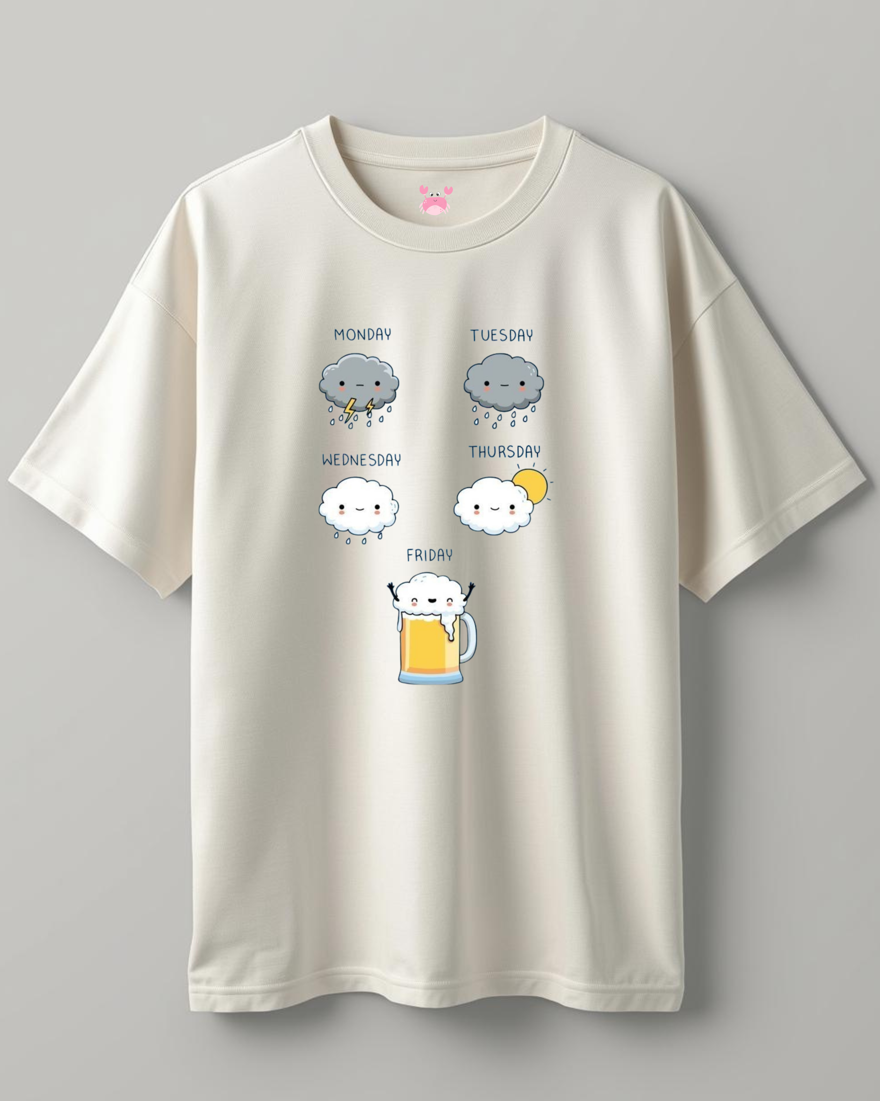 MOOD Unisex Oversized Classic T-Shirt