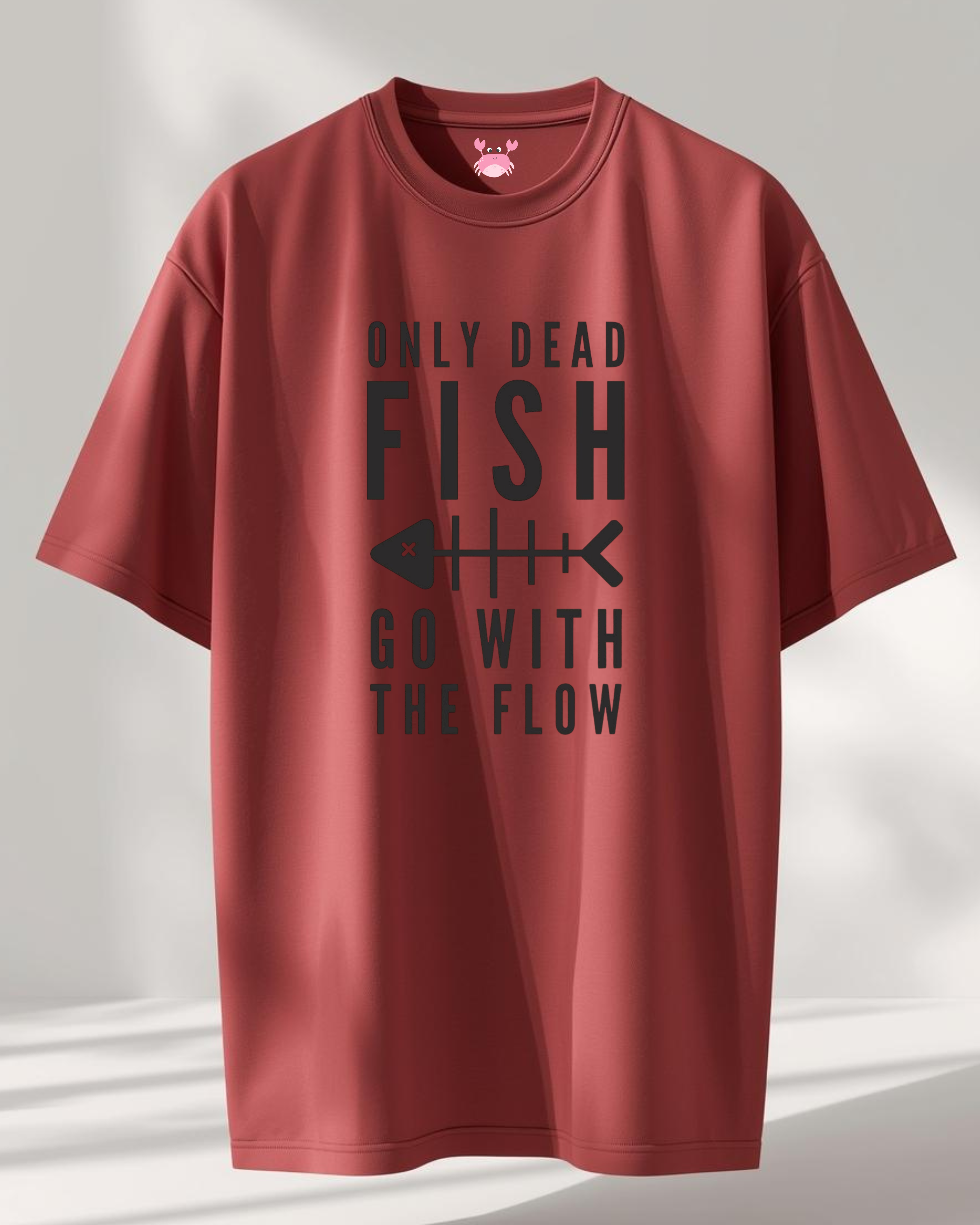 GO WITH THE FLOW Unisex Oversized Classic T-Shirt