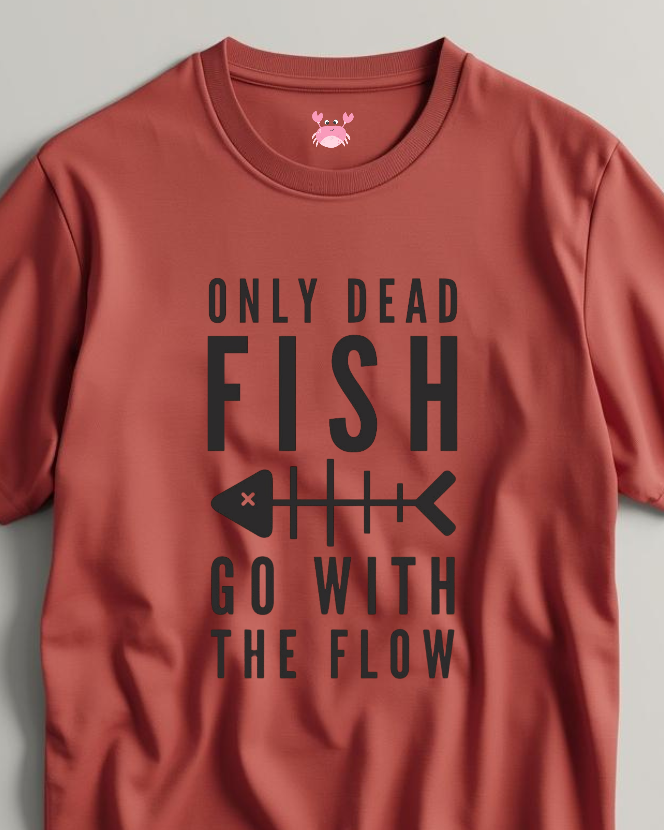 GO WITH THE FLOW Unisex Oversized Classic T-Shirt