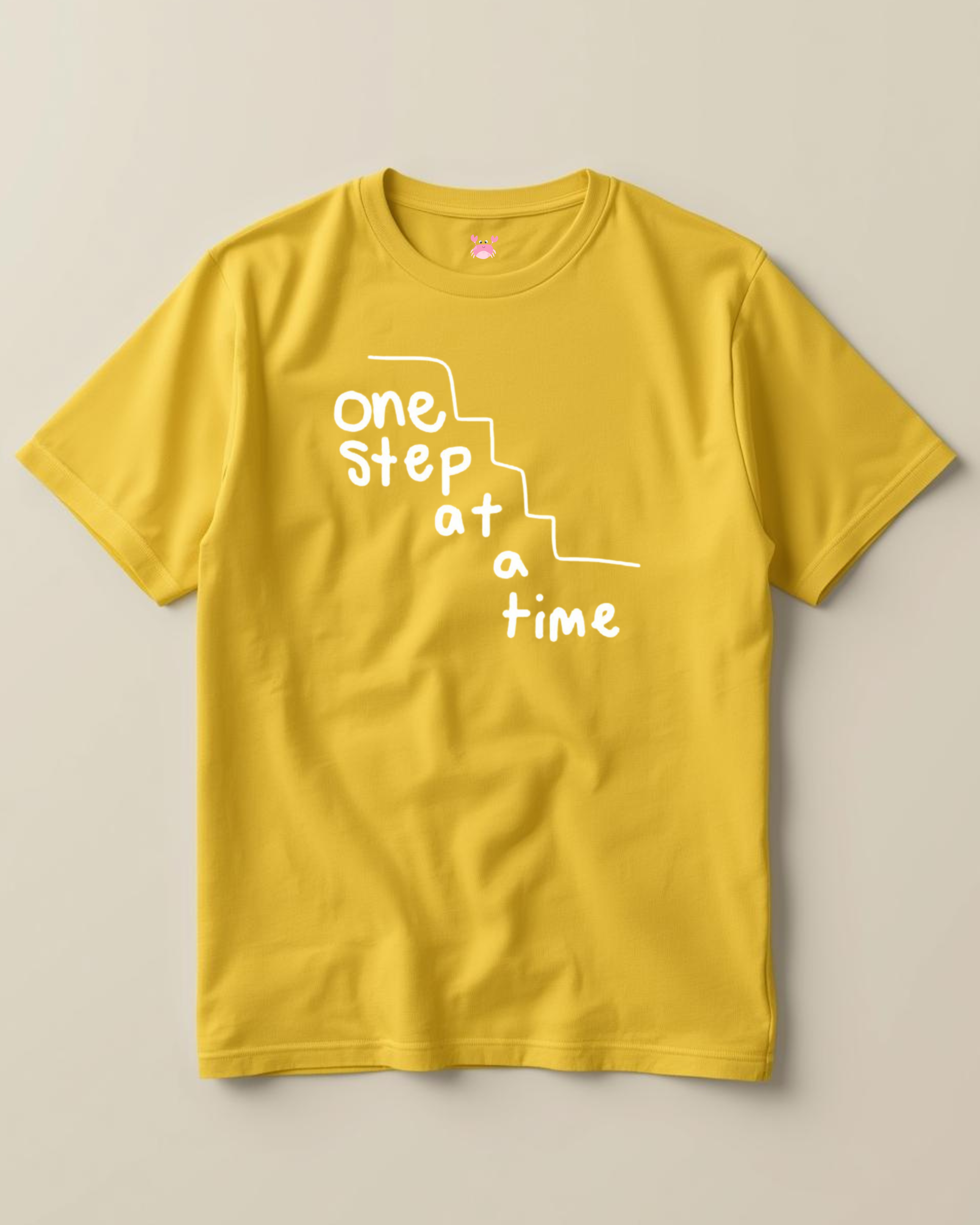 ONE STEP AT A TIME Unisex Classic Crew T-Shirt