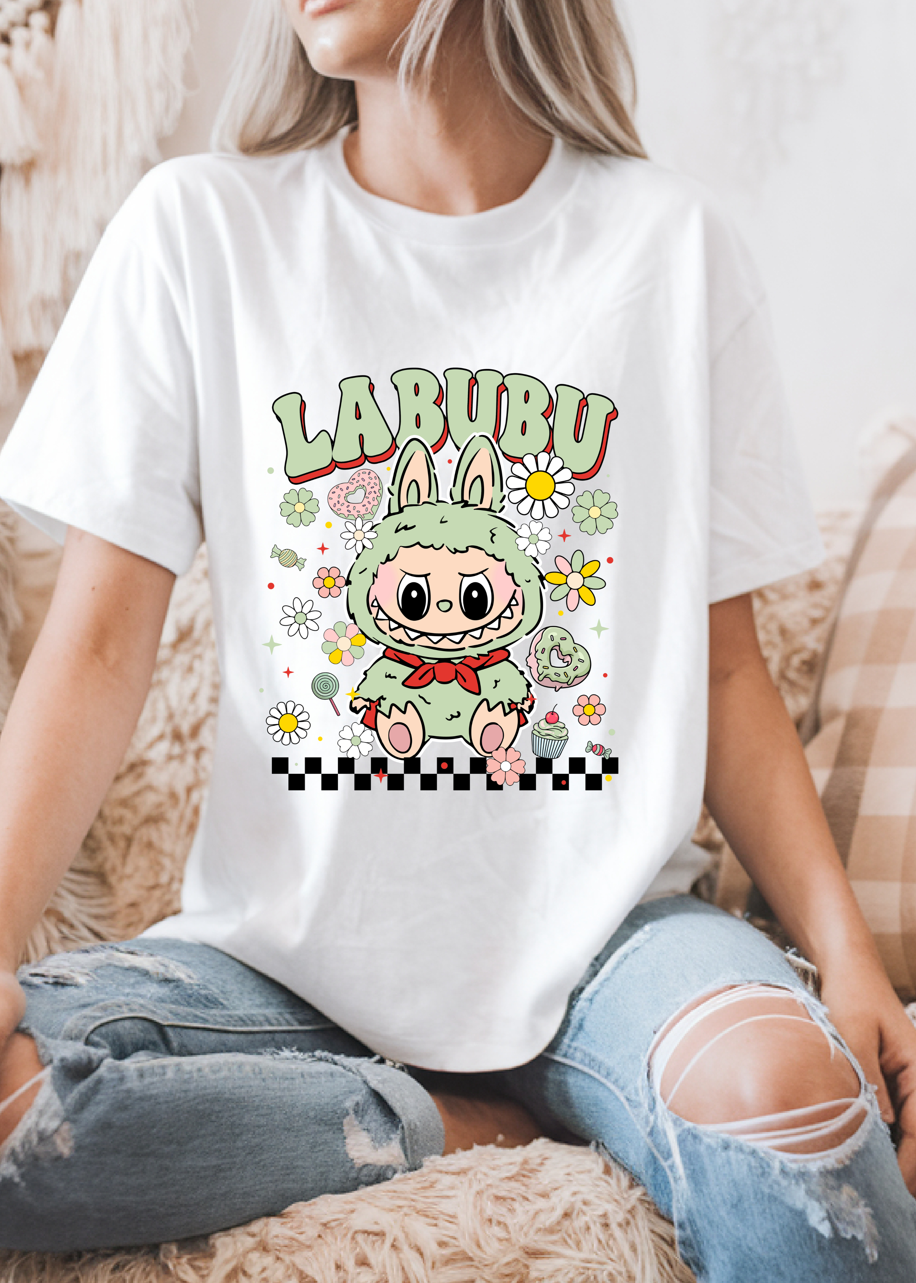 QuQu LABUBU OVERSIZED T-SHIRT