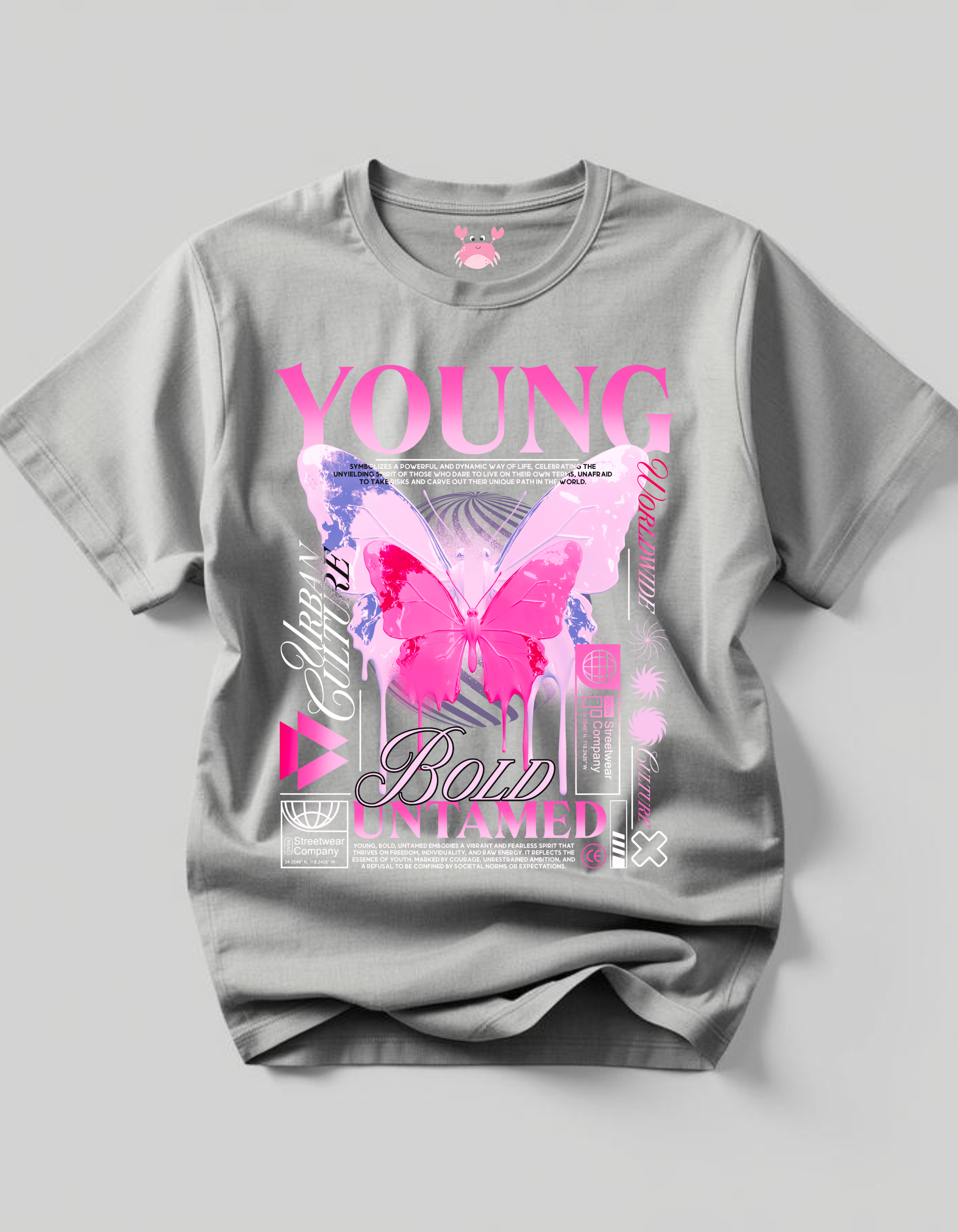 YOUNG AND BOLD Unisex Oversized Standard T-Shirt