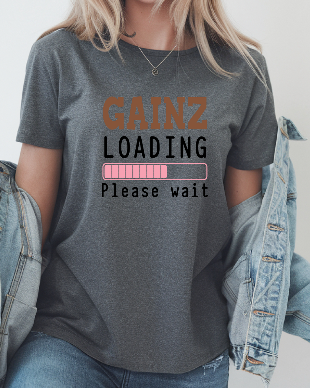 GAINZ LOADING Unisex Classic Crew T-Shirt
