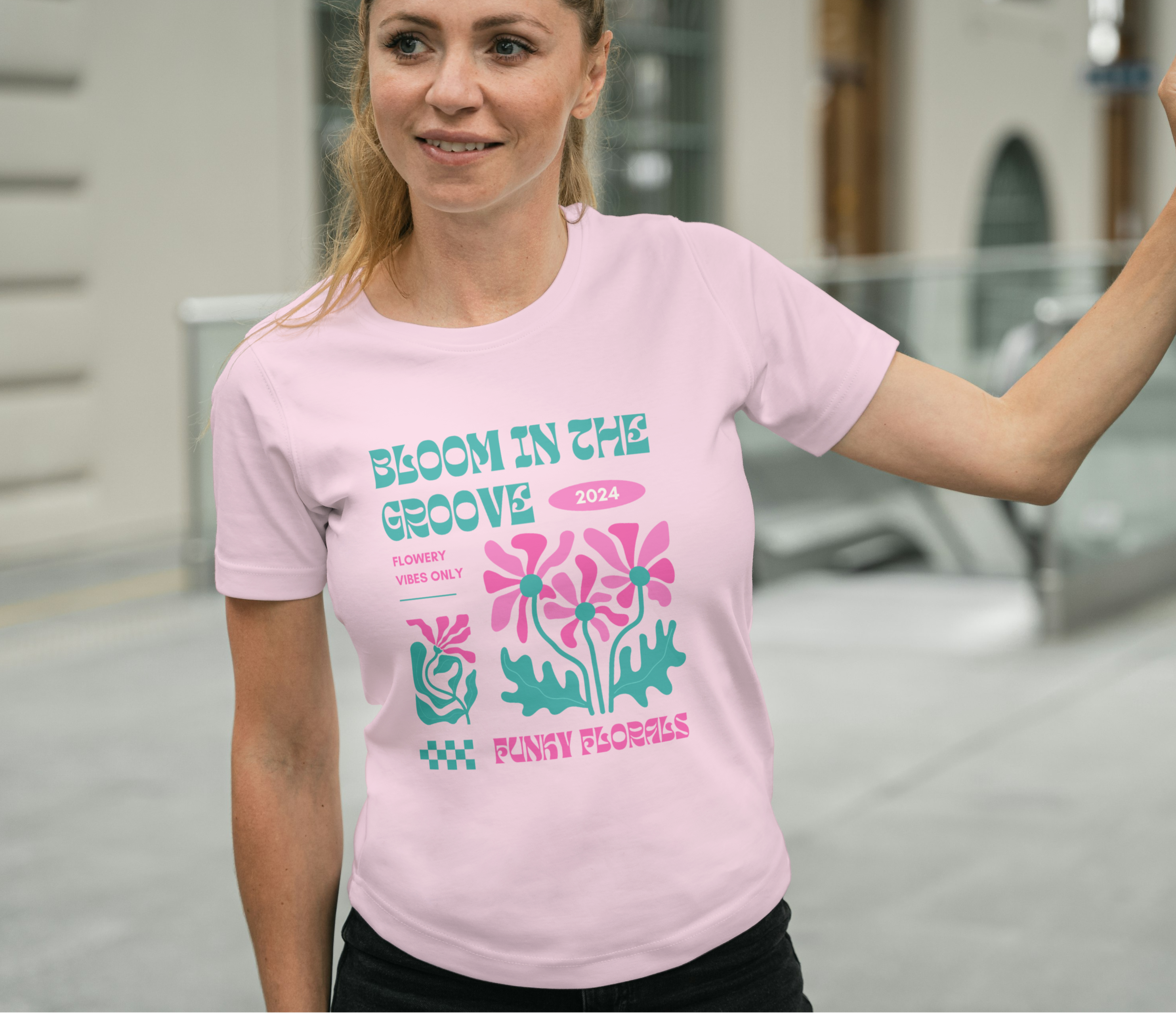 BLOOM CLASSIC WOMEN PRINTED T-SHIRT