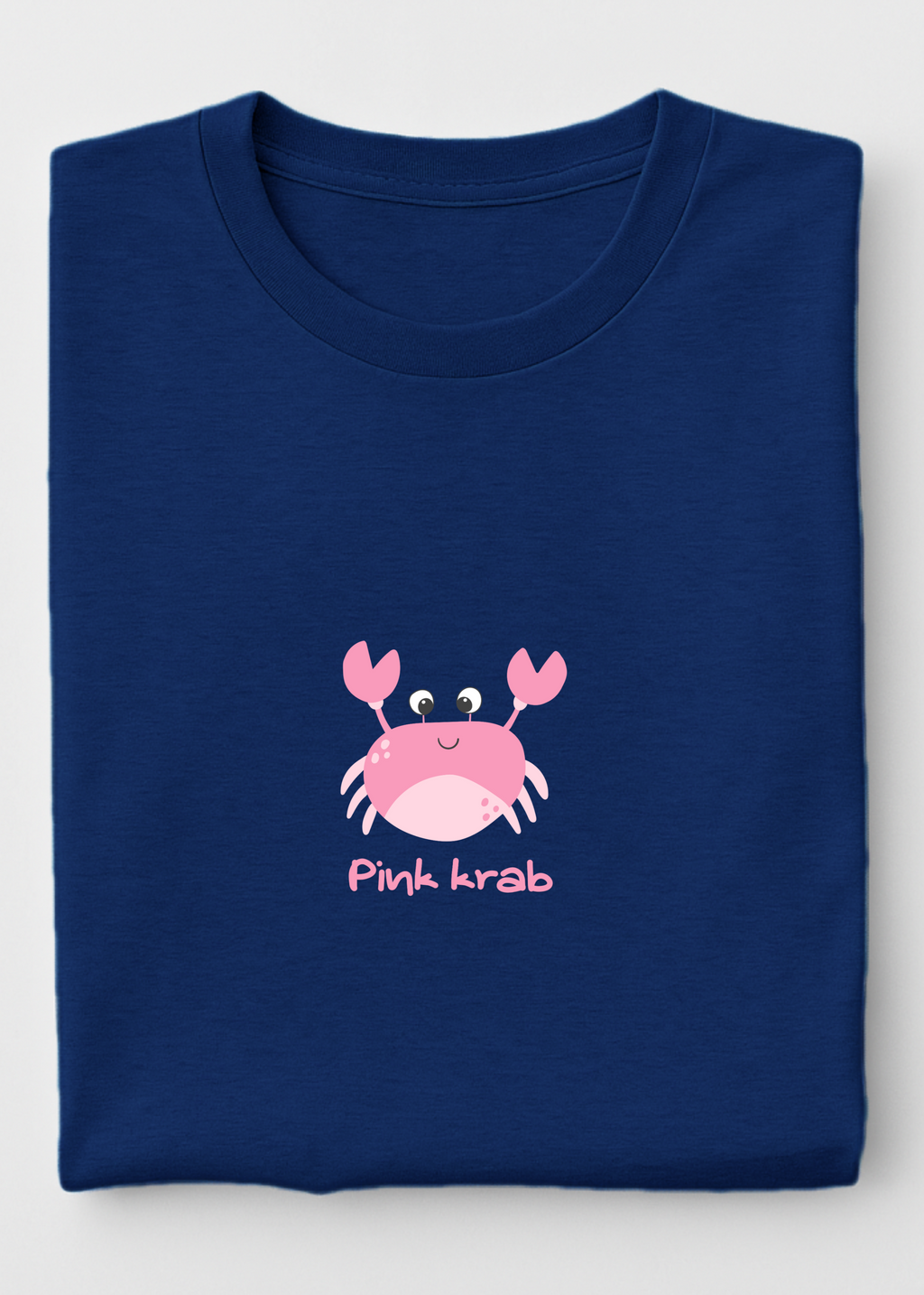 PINK KRAB LOGO OVERSIZED UNISEX T-SHIRT