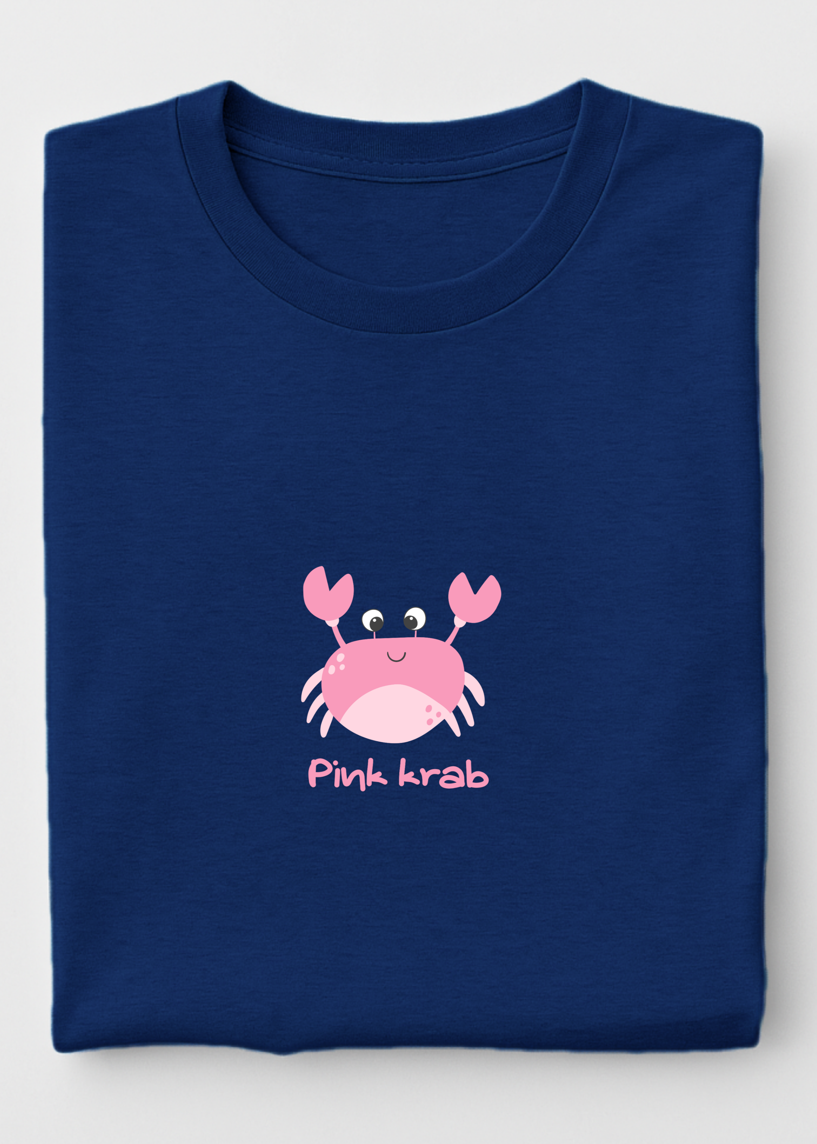 PINK KRAB LOGO OVERSIZED UNISEX T-SHIRT