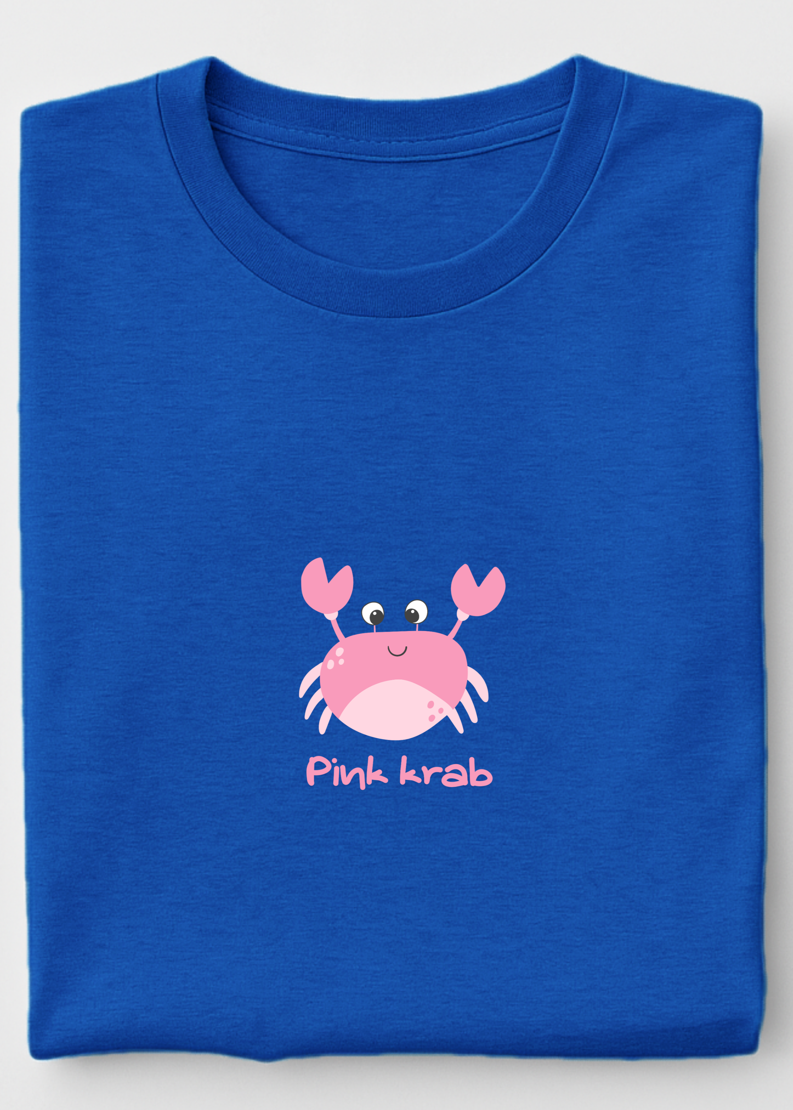 PINK KRAB LOGO OVERSIZED UNISEX T-SHIRT