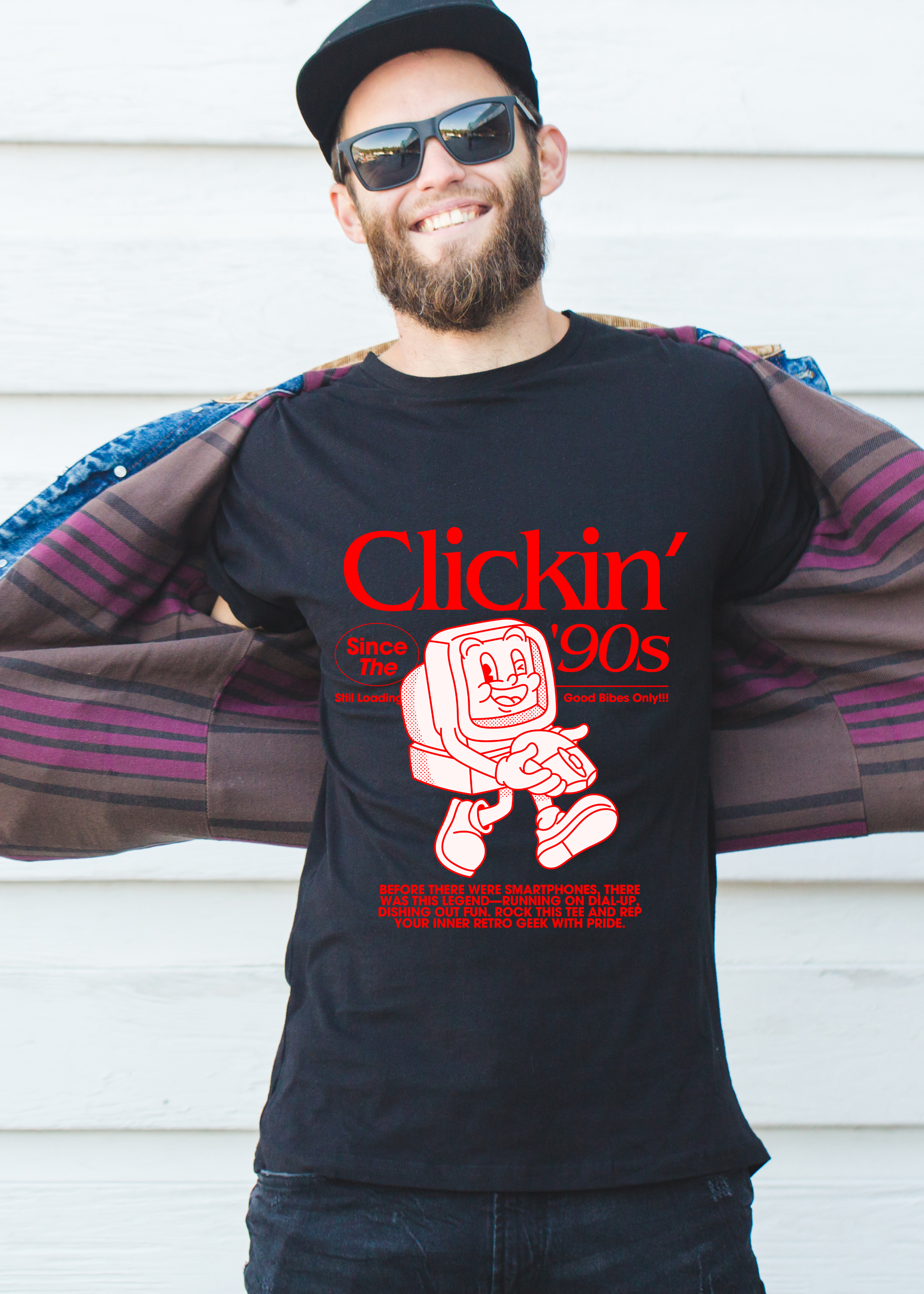 CLICKIN' SINCE 90s MEN CLASSIC T-SHIRT