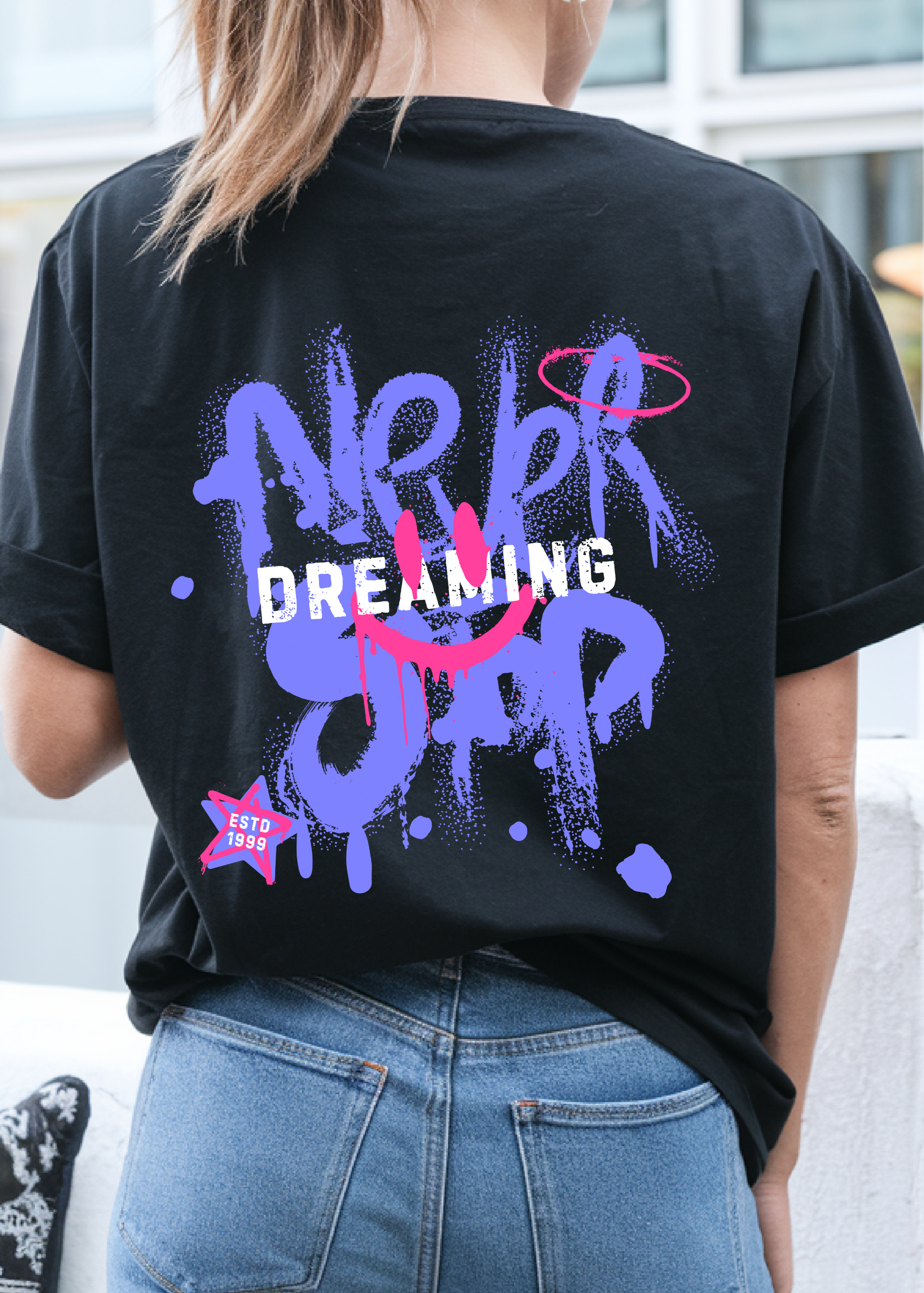LIVE YOUR DREAM UNISEX OVERSIZED T-SHIRT
