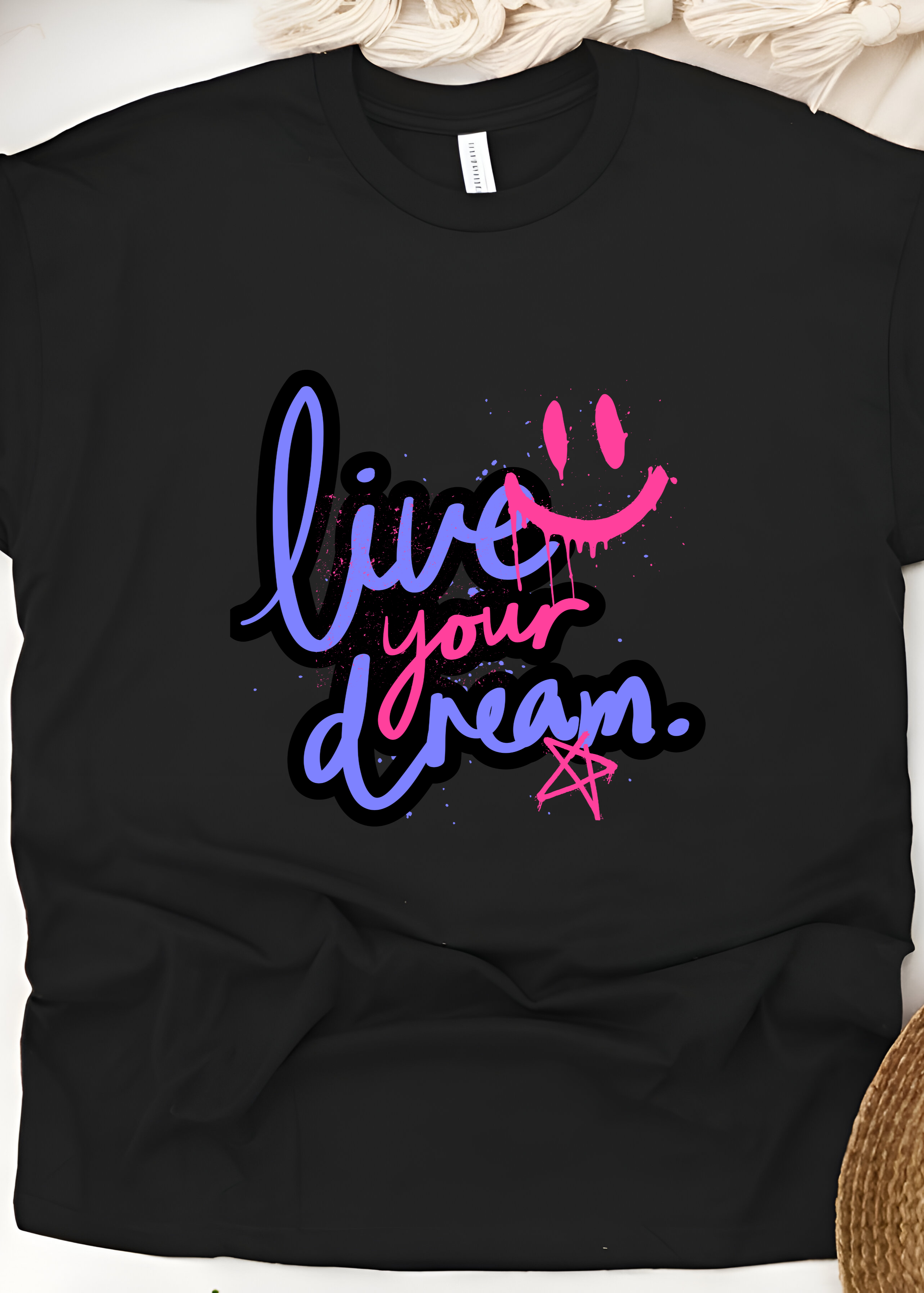 LIVE YOUR DREAM UNISEX OVERSIZED T-SHIRT