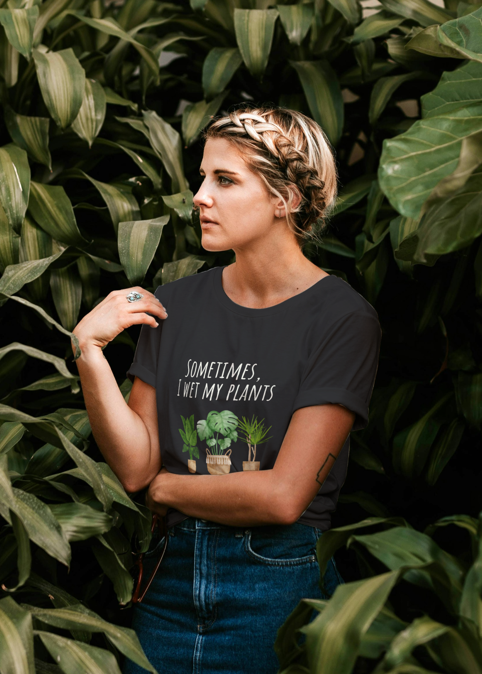 WATER PLANTS FUNNY CLASSIC WOMEN T-SHIRT
