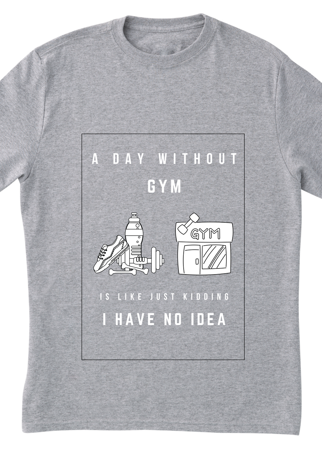 CLASSIC GYM MEN PRINTED T-SHIRT