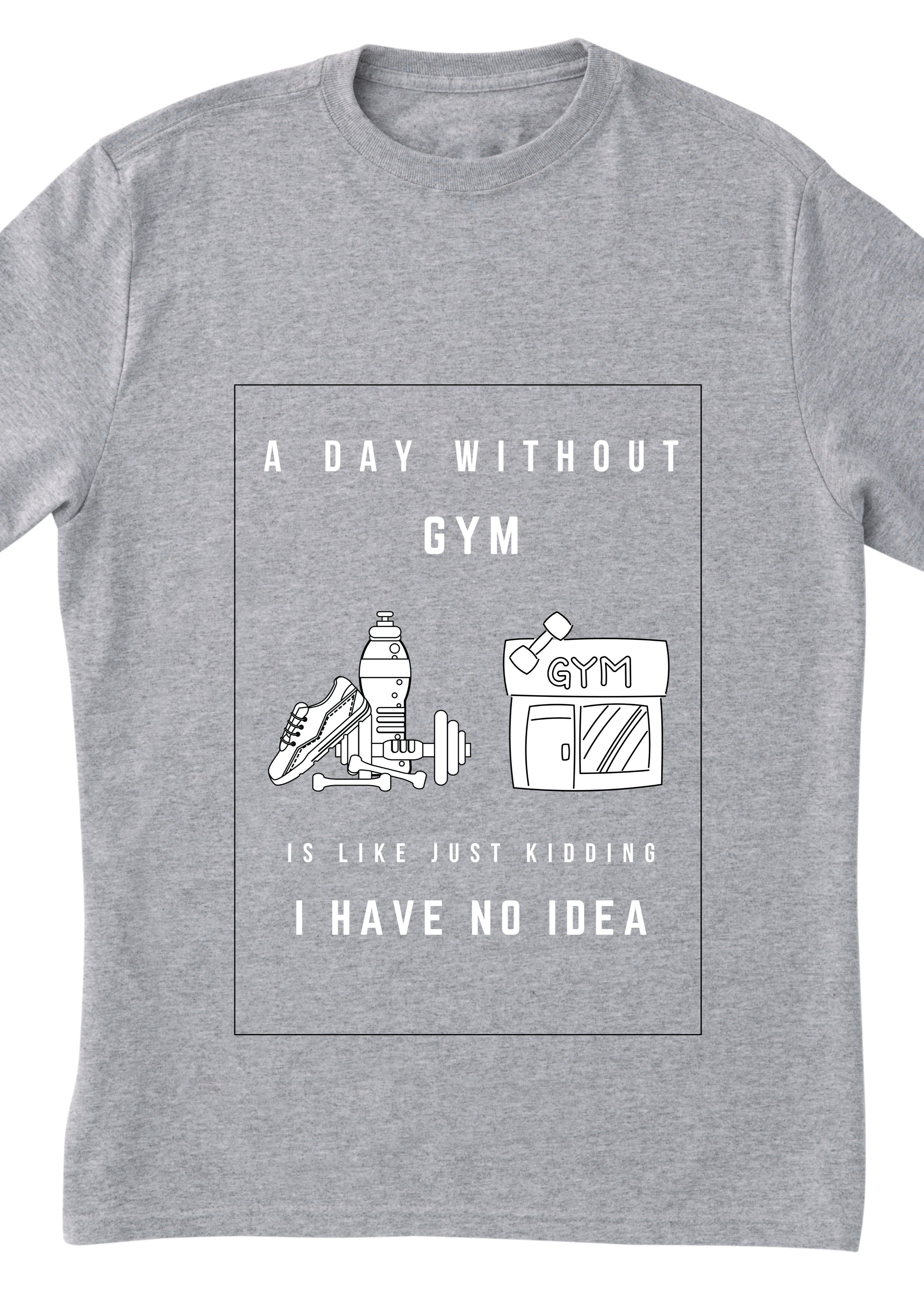 CLASSIC GYM MEN PRINTED T-SHIRT