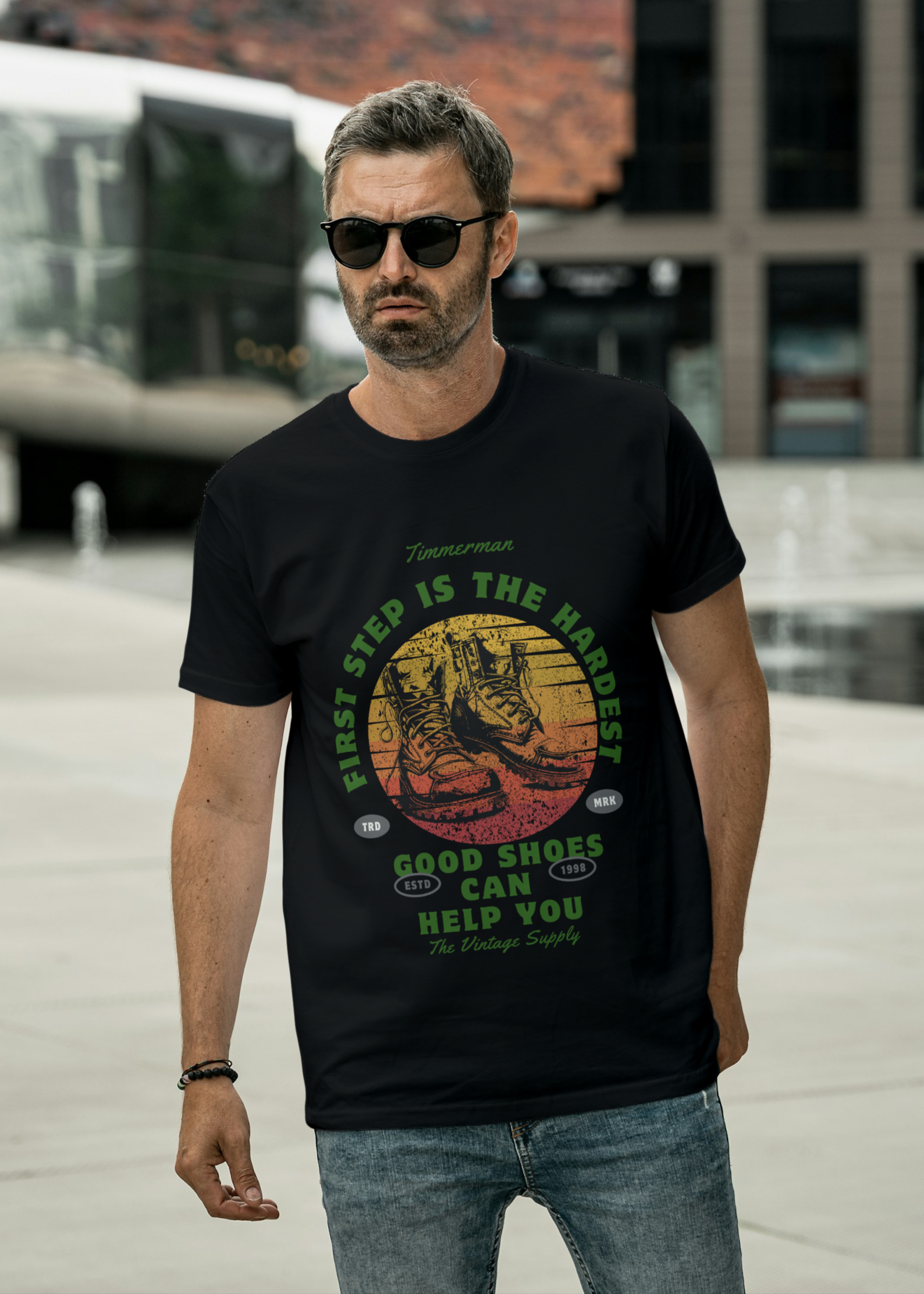 FIRST STEP MEN CLASSIC T-SHIRT