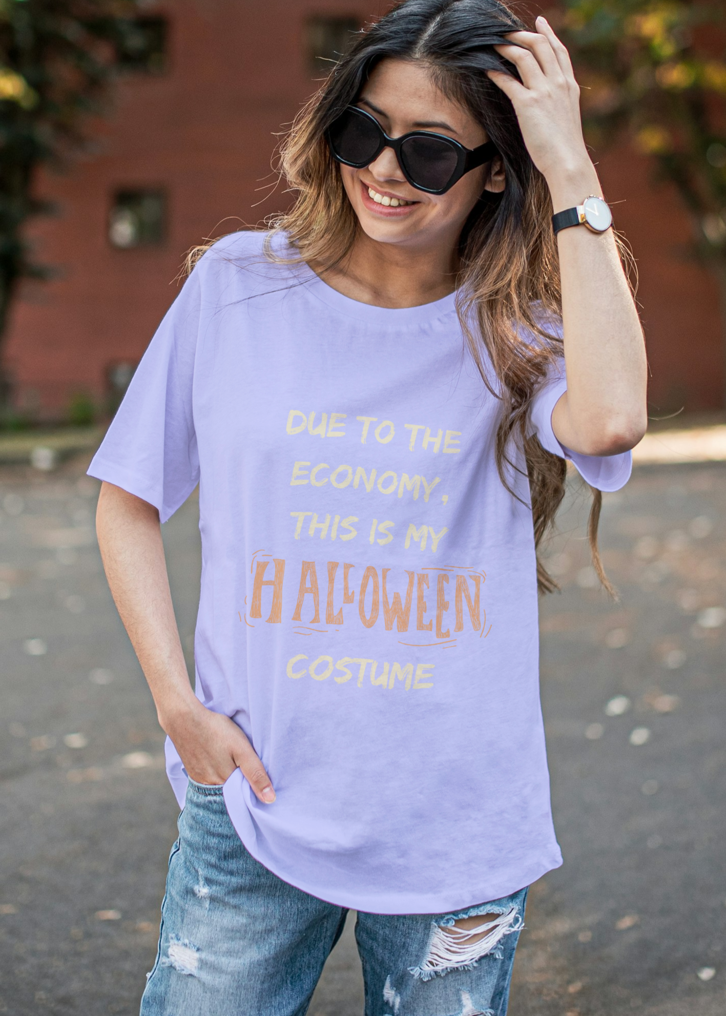 FUNNY HALLOWEEN UNISEX OVERSIZED T-SHIRT