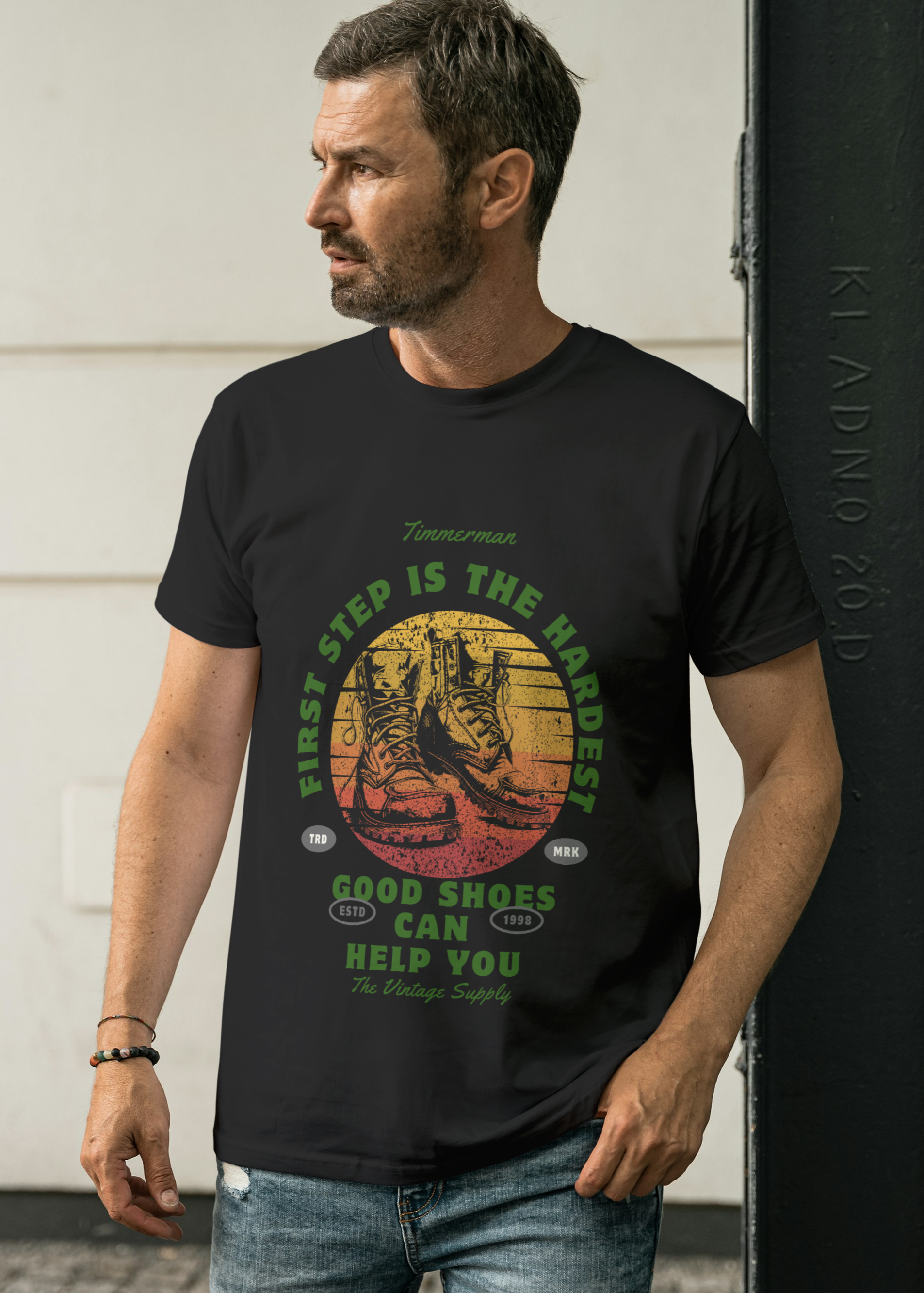 FIRST STEP MEN CLASSIC T-SHIRT