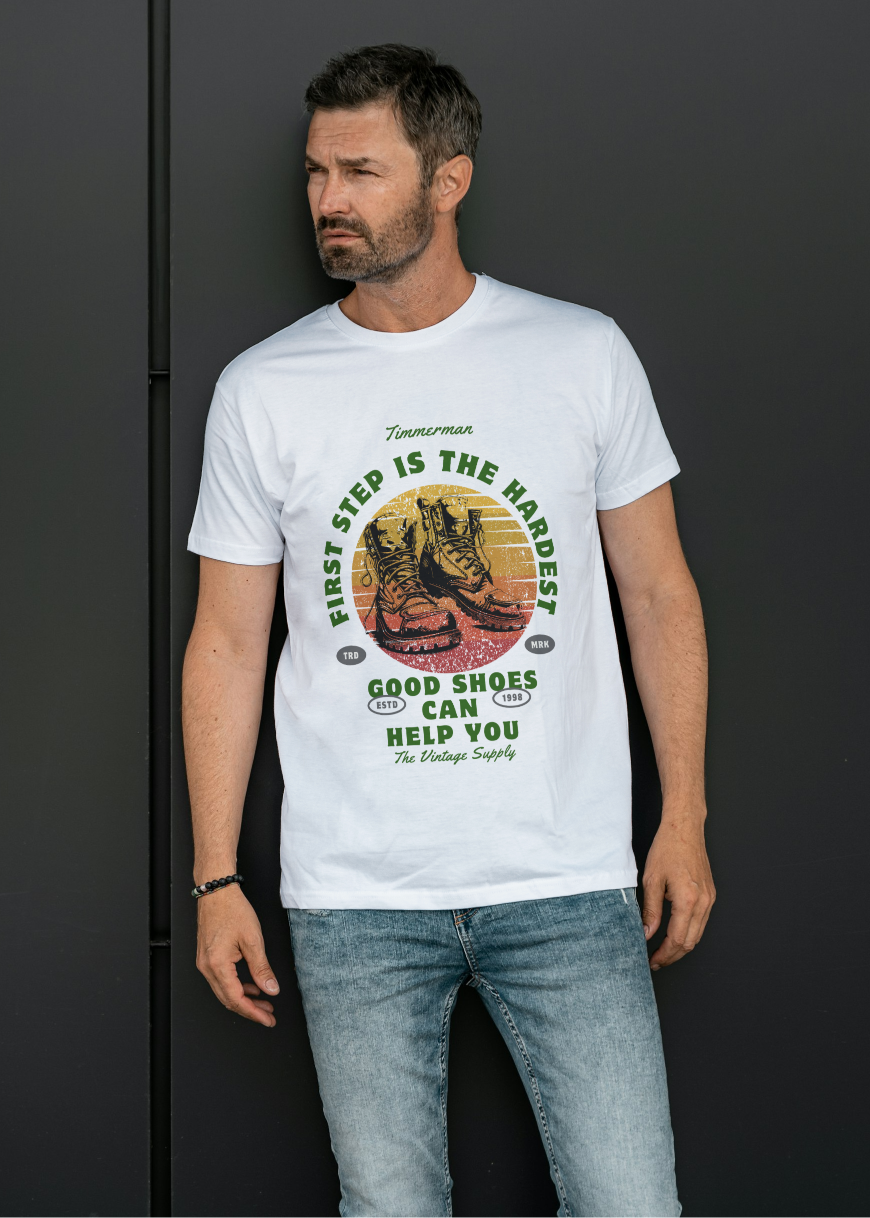 FIRST STEP MEN CLASSIC T-SHIRT