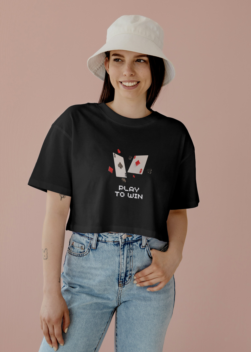 PLAY TO WIN WOMEN CROP TOP