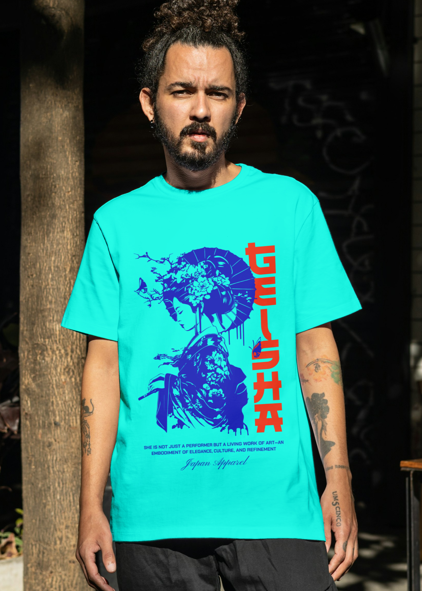 JAPAN ART UNISEX OVERSIZED T-SHIRT