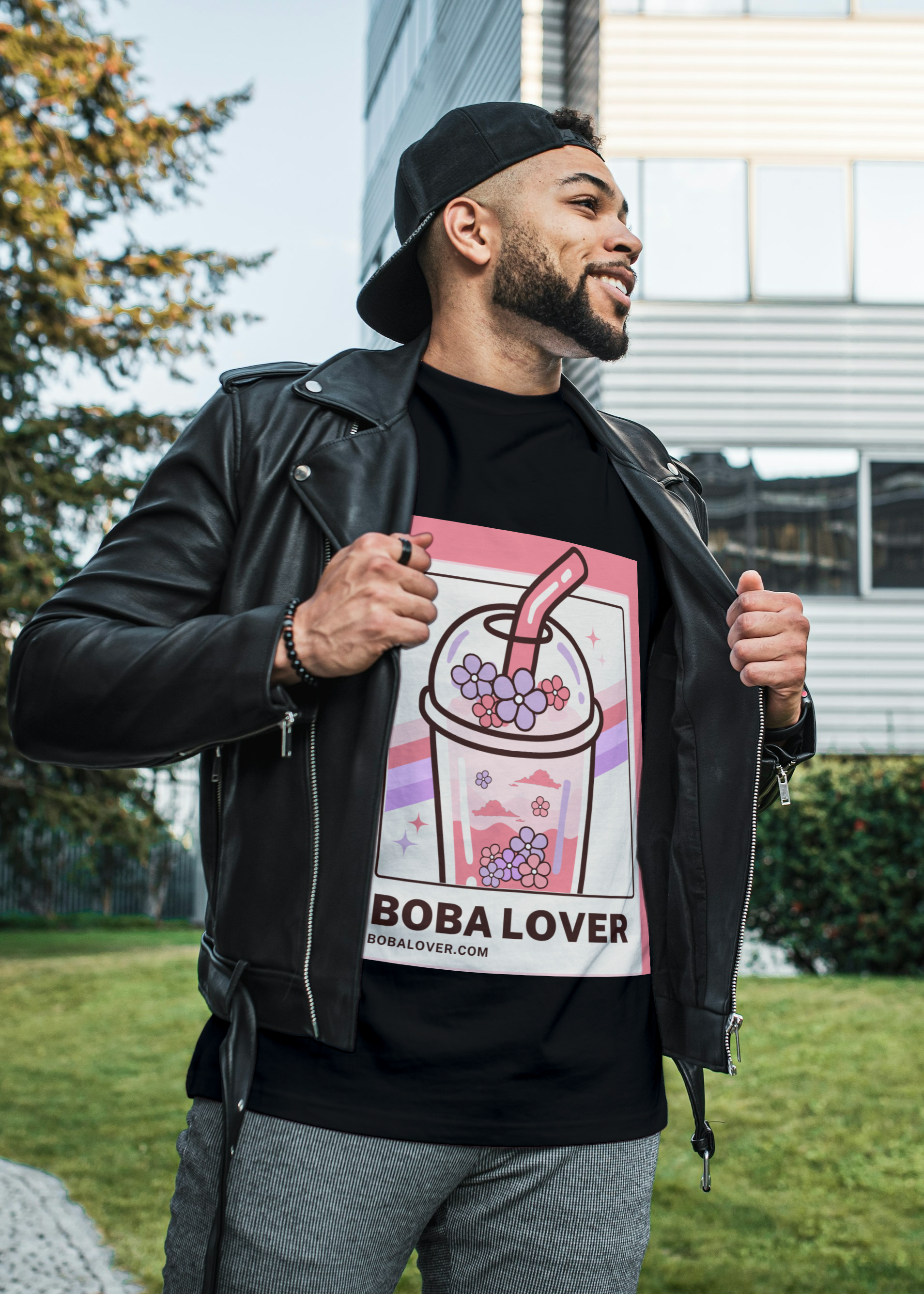 BOBA LOVER OVERSIZED UNISEX T-SHIRT