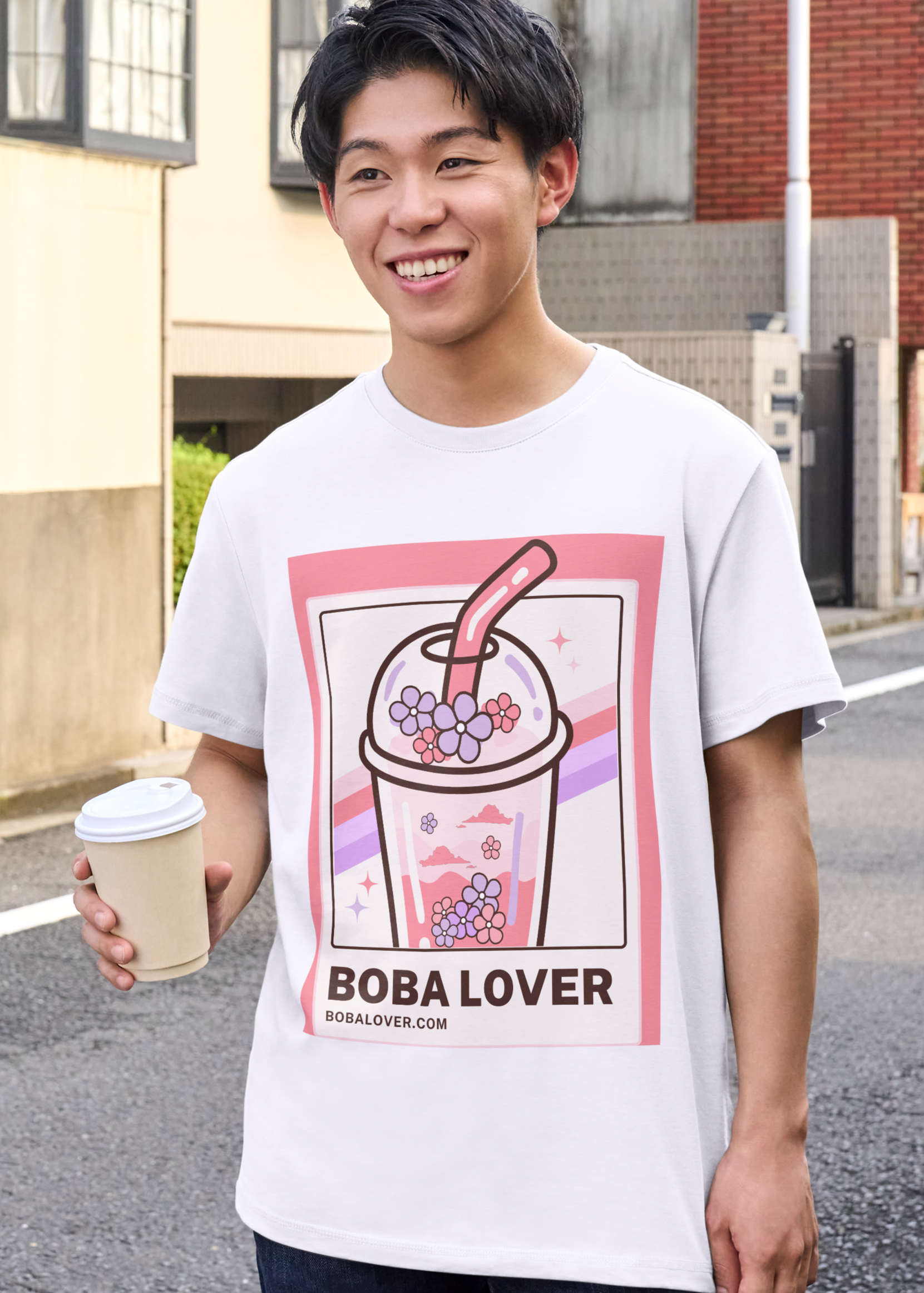 BOBA LOVER OVERSIZED UNISEX T-SHIRT