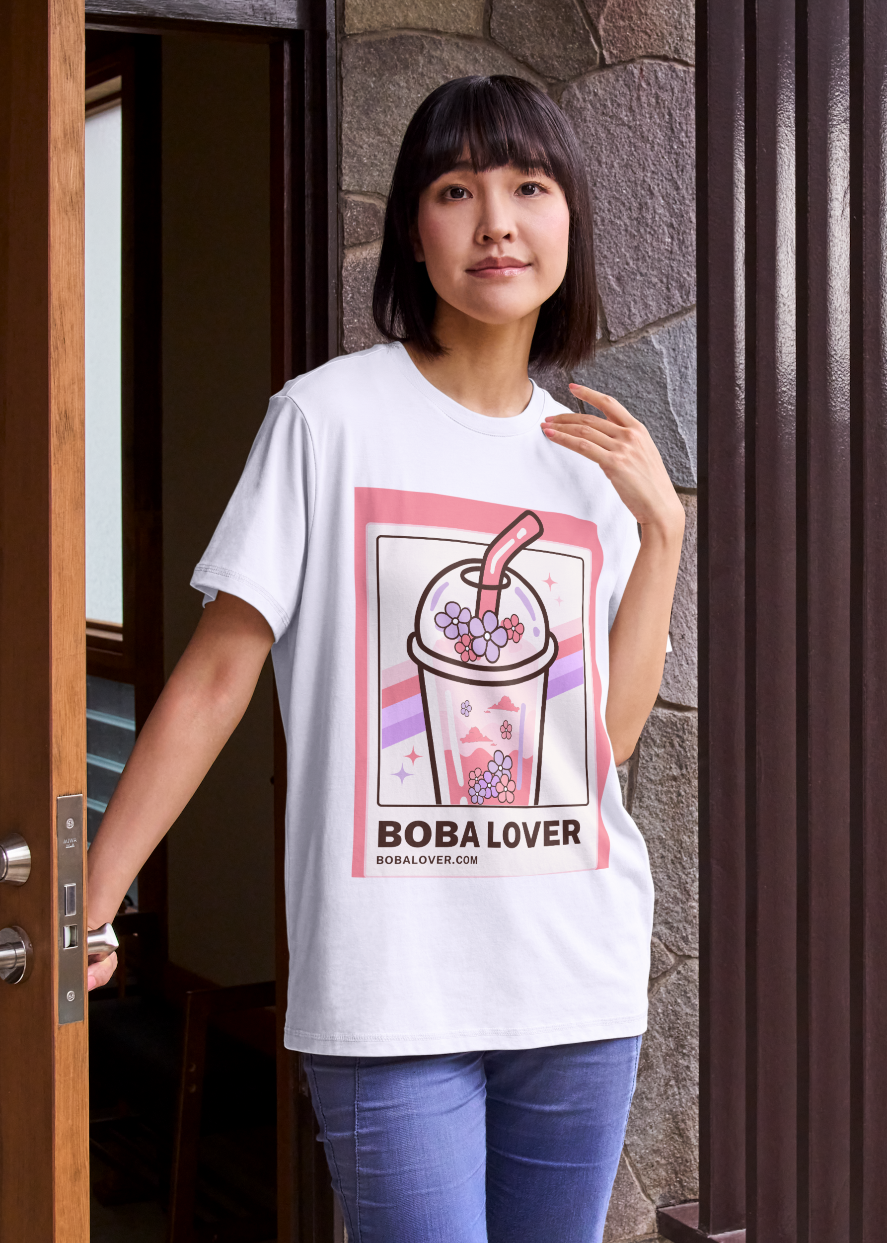 BOBA LOVER OVERSIZED UNISEX T-SHIRT