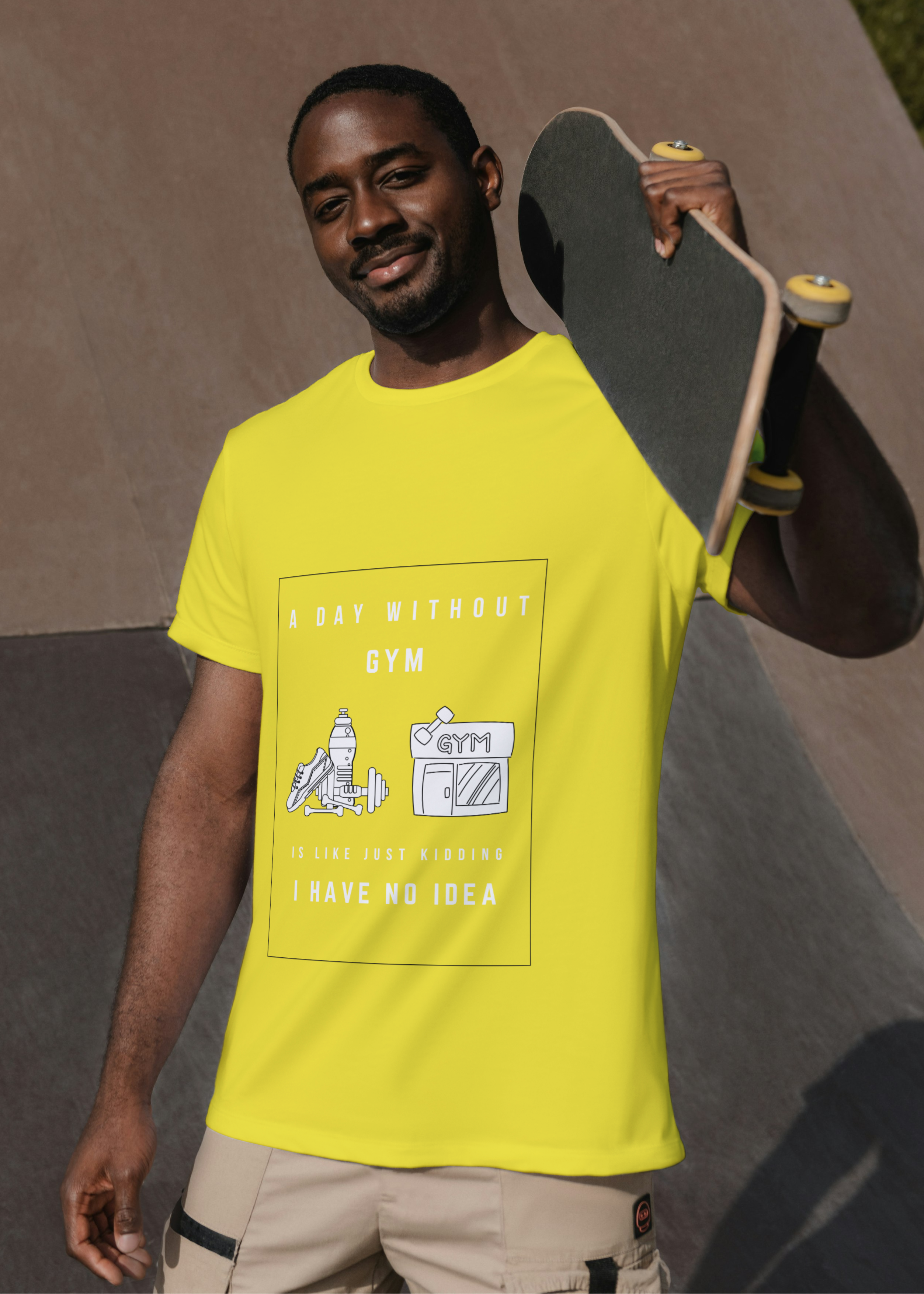 CLASSIC GYM MEN PRINTED T-SHIRT
