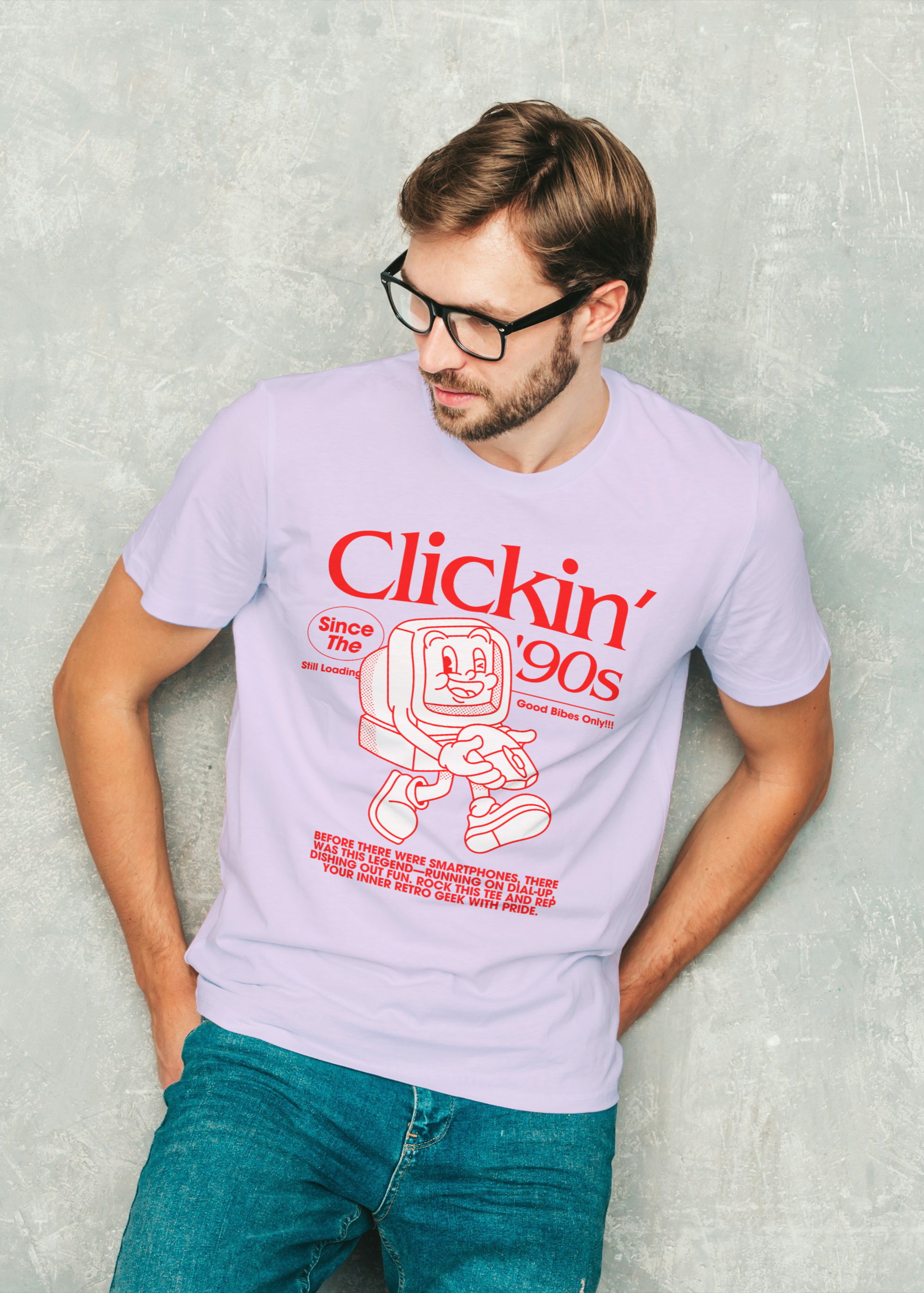CLICKIN' SINCE 90s MEN CLASSIC T-SHIRT