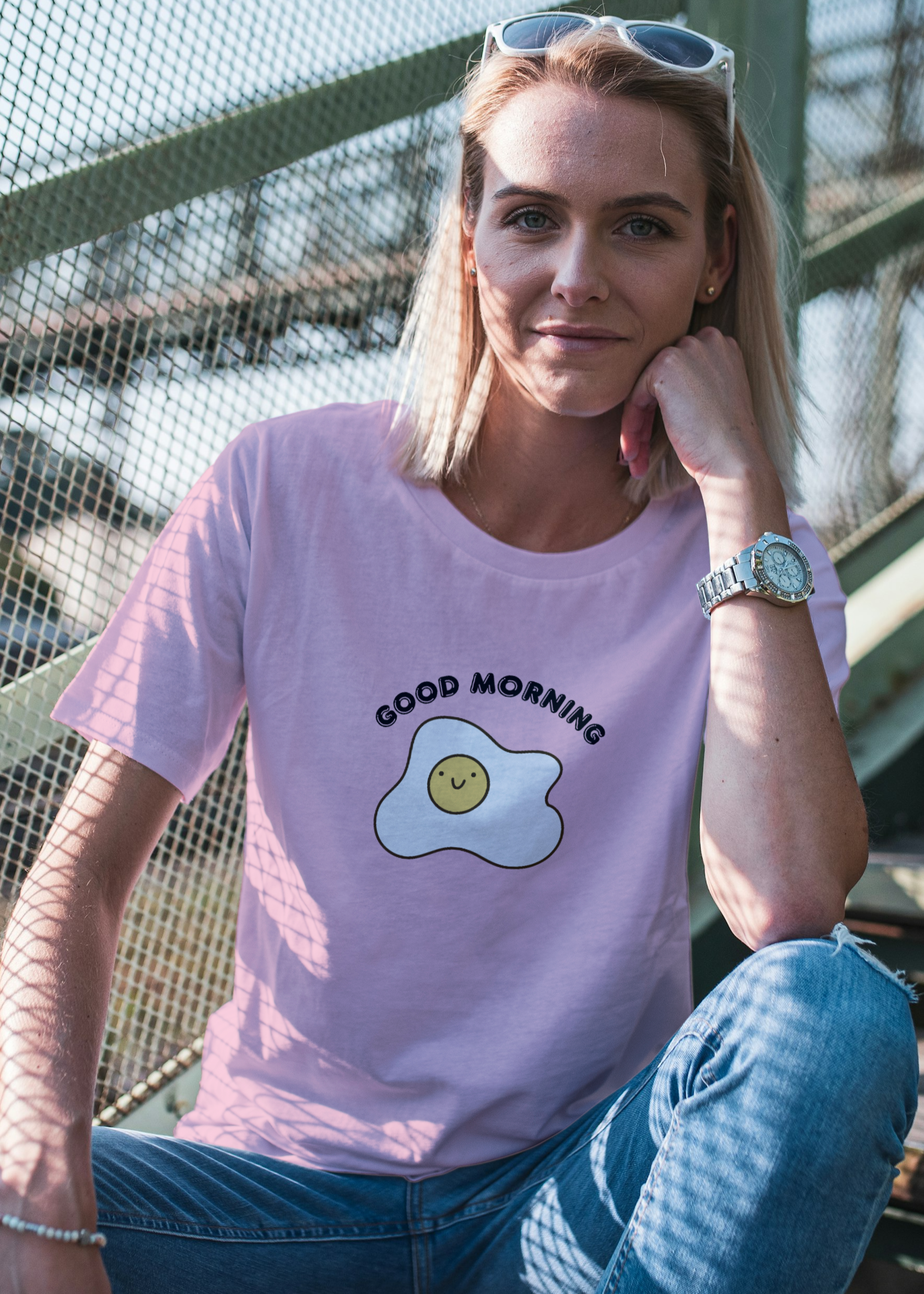 GOOD MORNING UNISEX OVERSIZED T-SHIRT