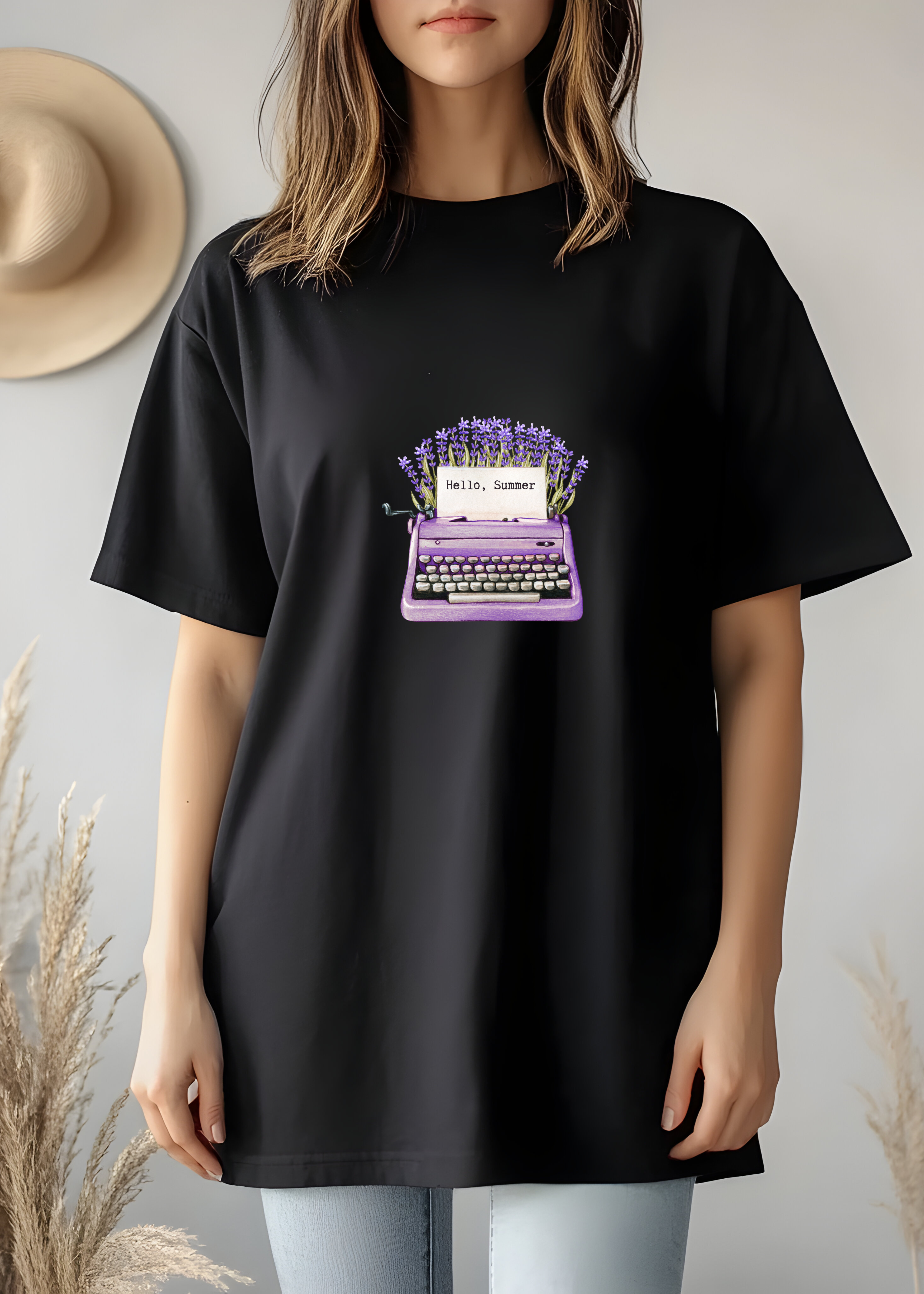 HELLO SUMMER OVERSIZED UNISEX T-SHIRT
