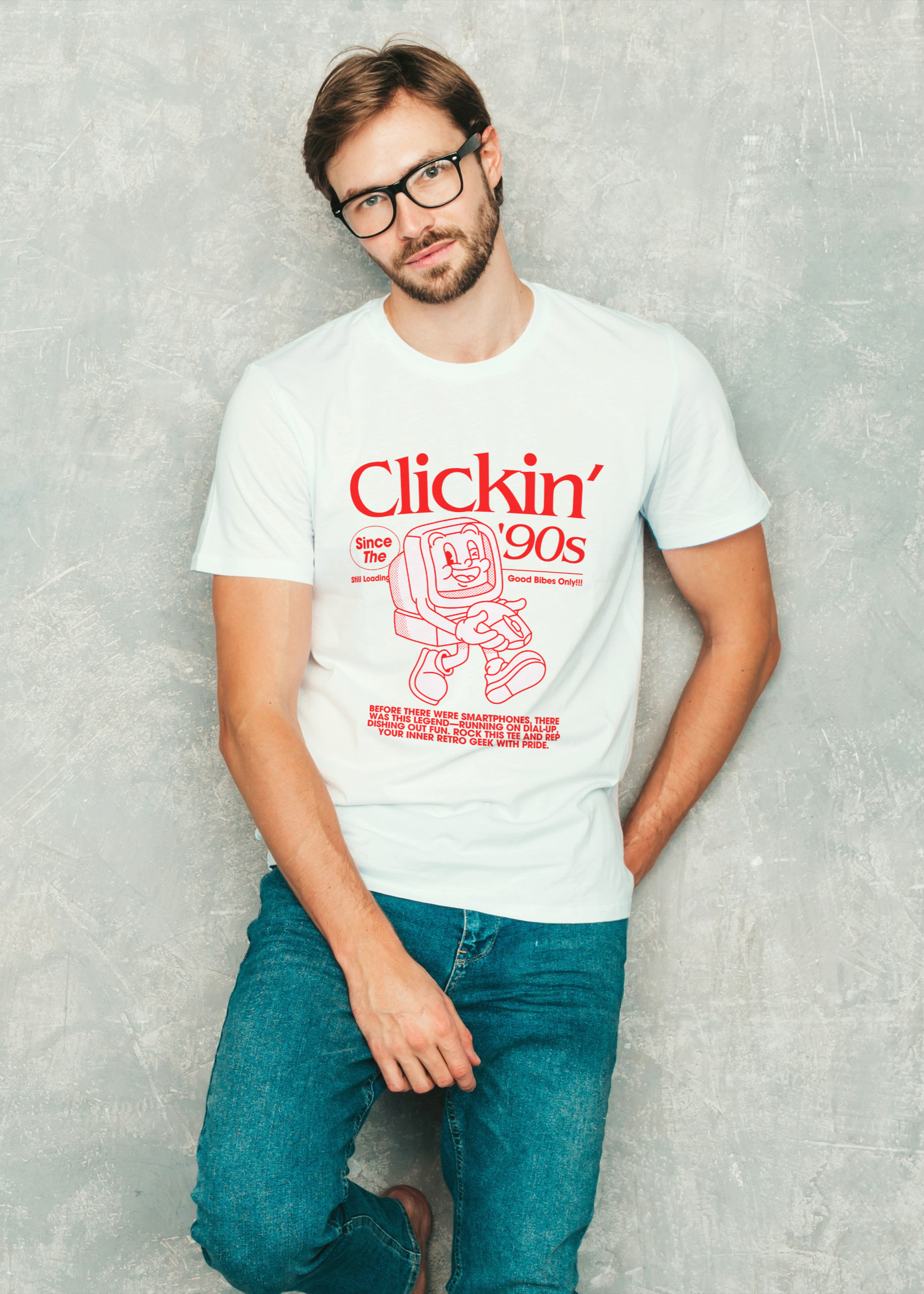 CLICKIN' SINCE 90s MEN CLASSIC T-SHIRT