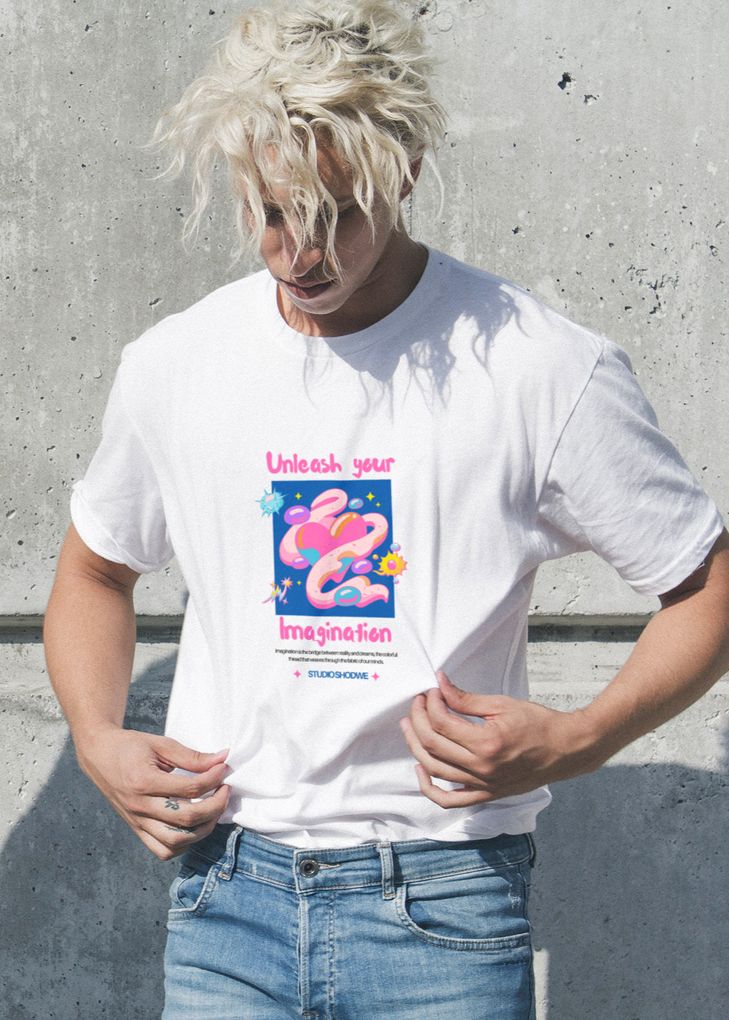 IMAGINATION CLASSIC MEN PRINTED T-SHIRT