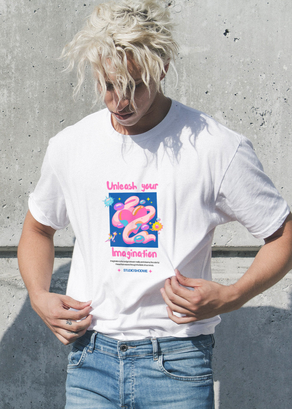 IMAGINATION CLASSIC MEN PRINTED T-SHIRT
