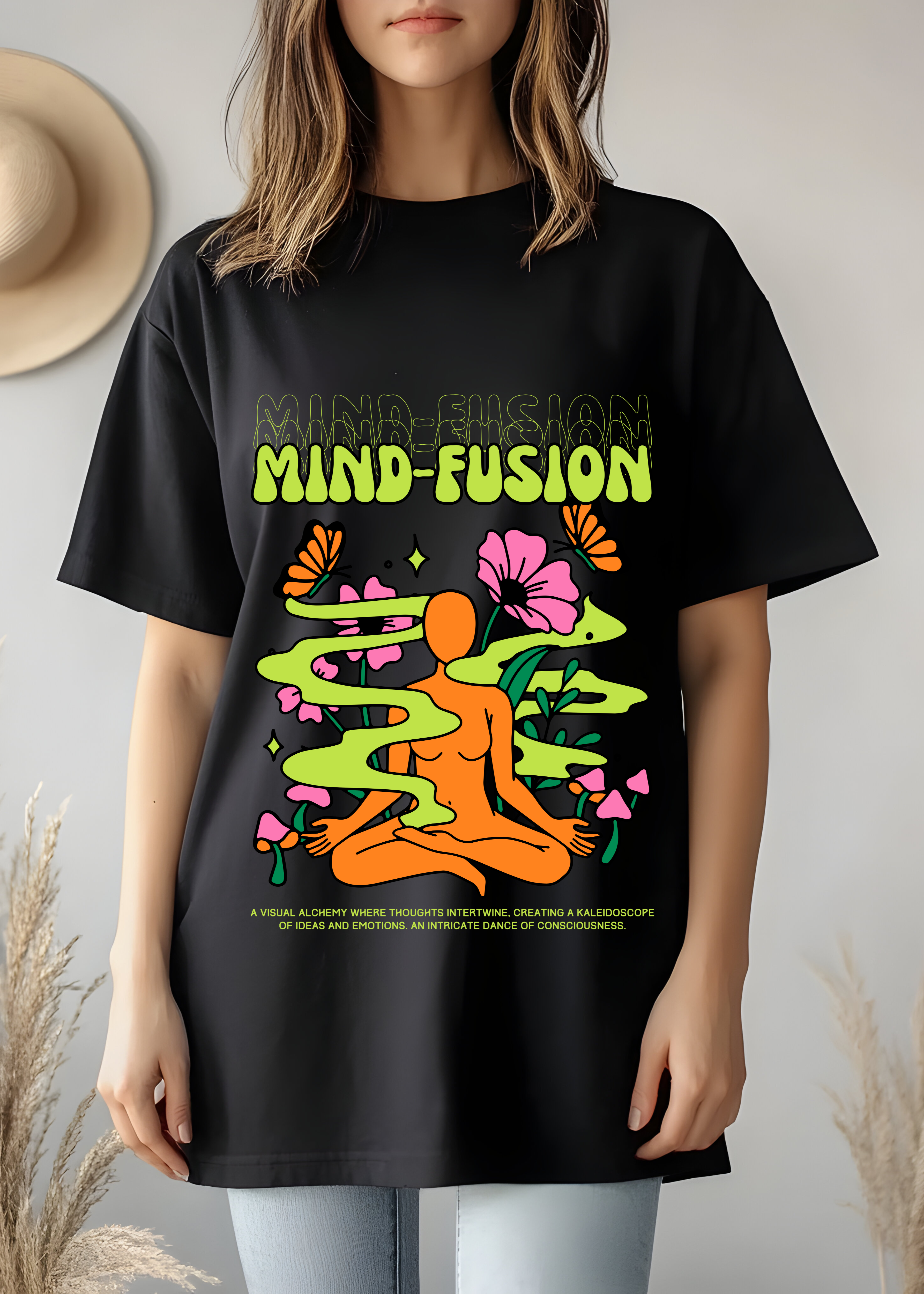 MIND FUSION UNISEX OVERSIZED T-SHIRT