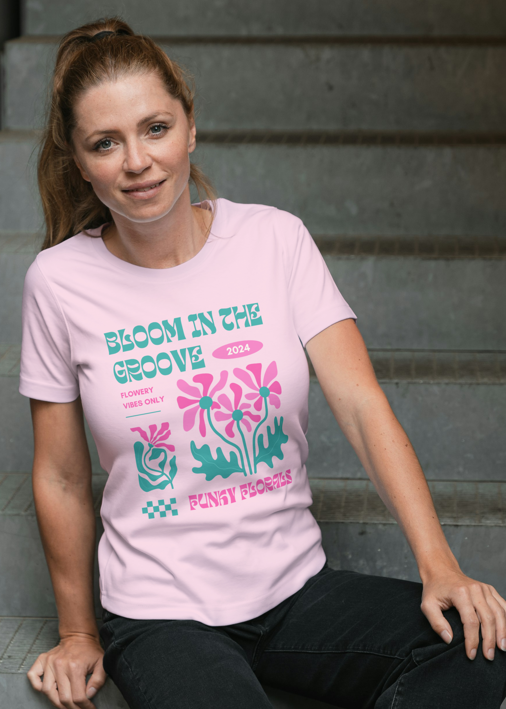 BLOOM CLASSIC WOMEN PRINTED T-SHIRT
