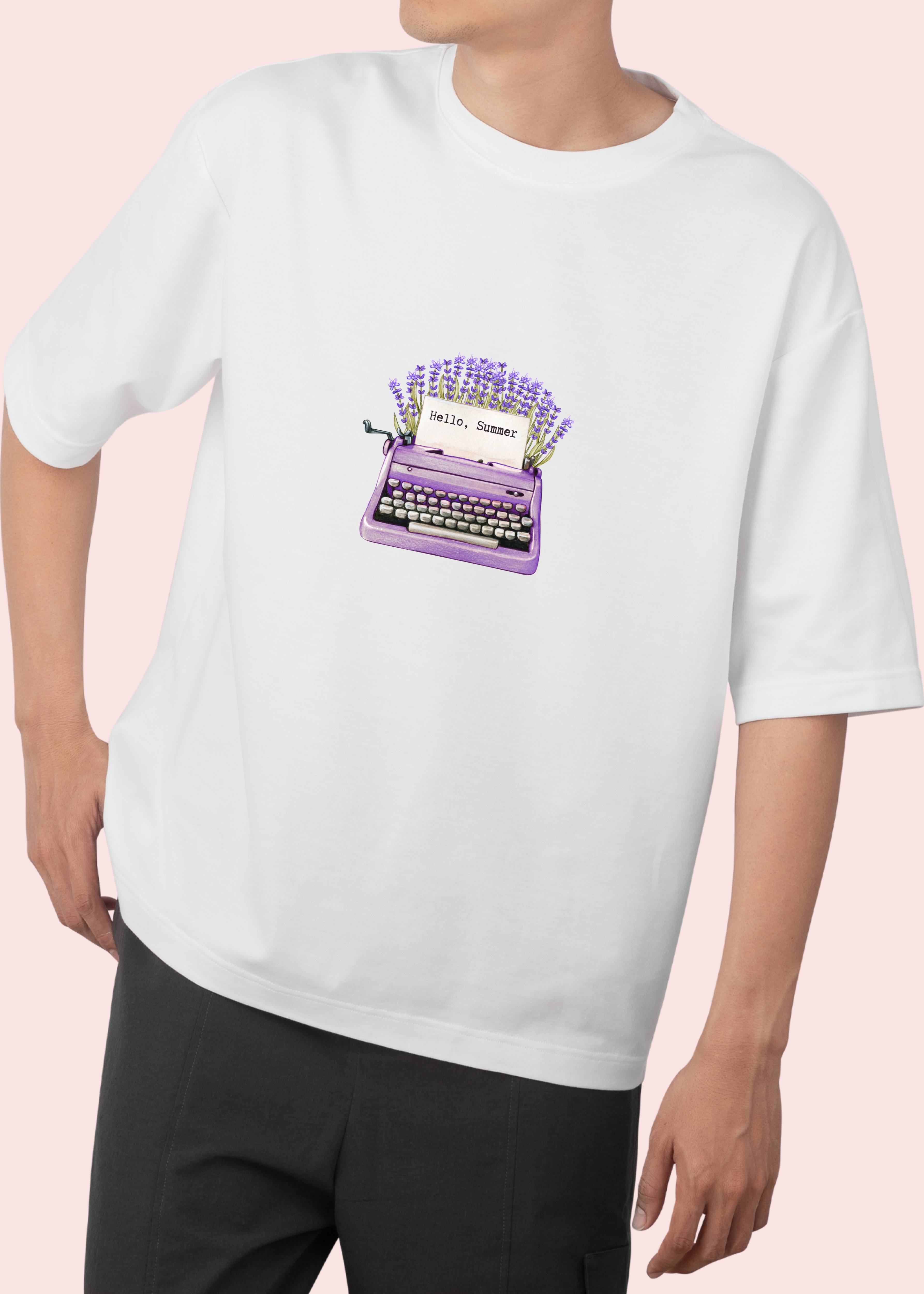 HELLO SUMMER OVERSIZED UNISEX T-SHIRT